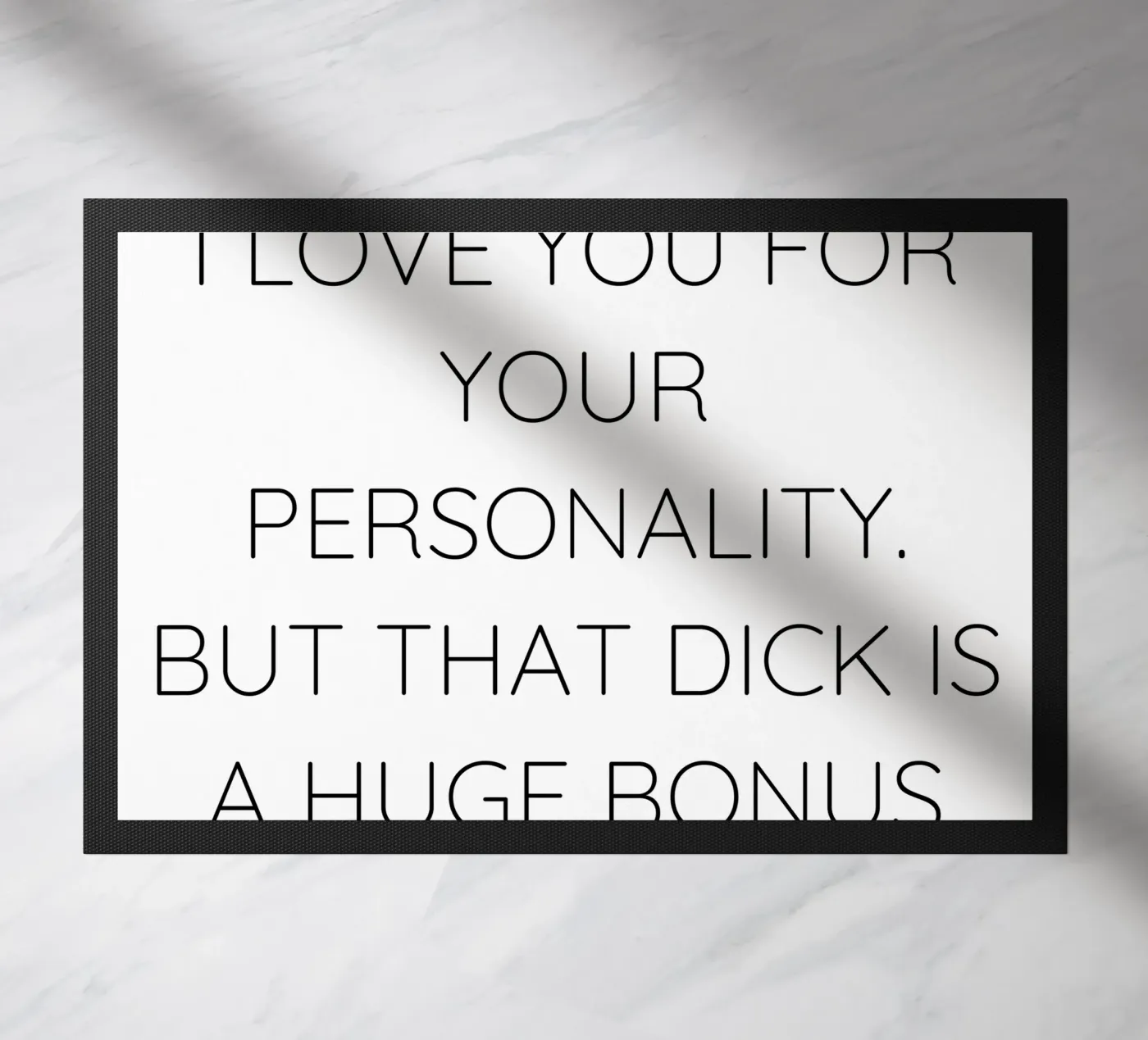 Spruch doormat by Alina