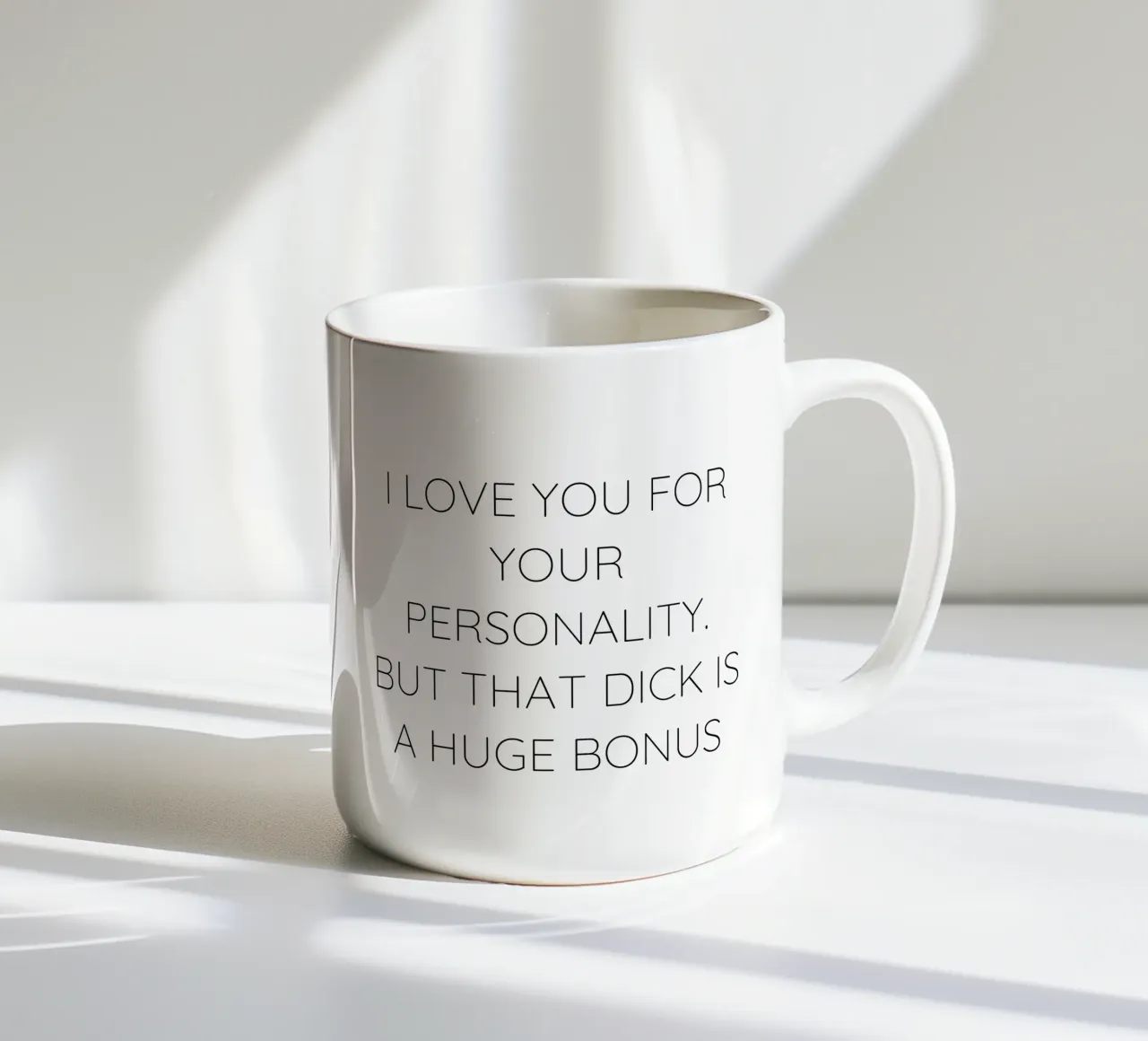Spruch ceramic mug by Alina