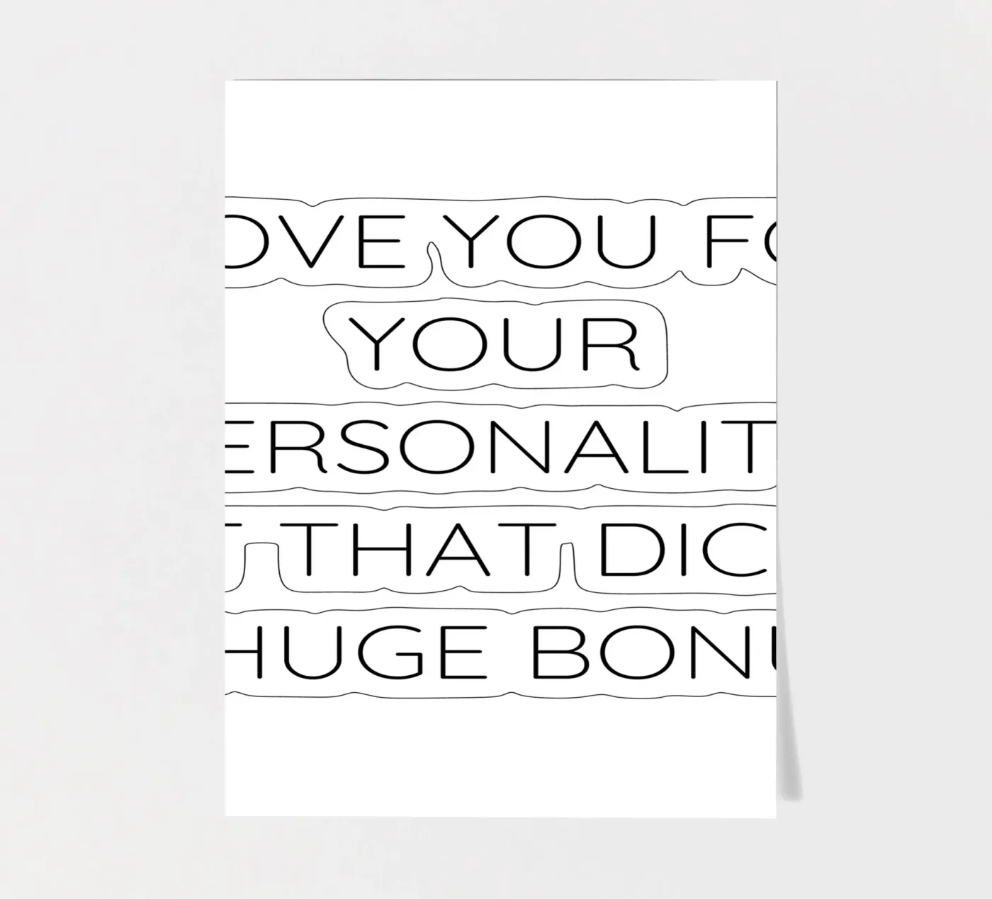 Spruch sticker sheet by Alina