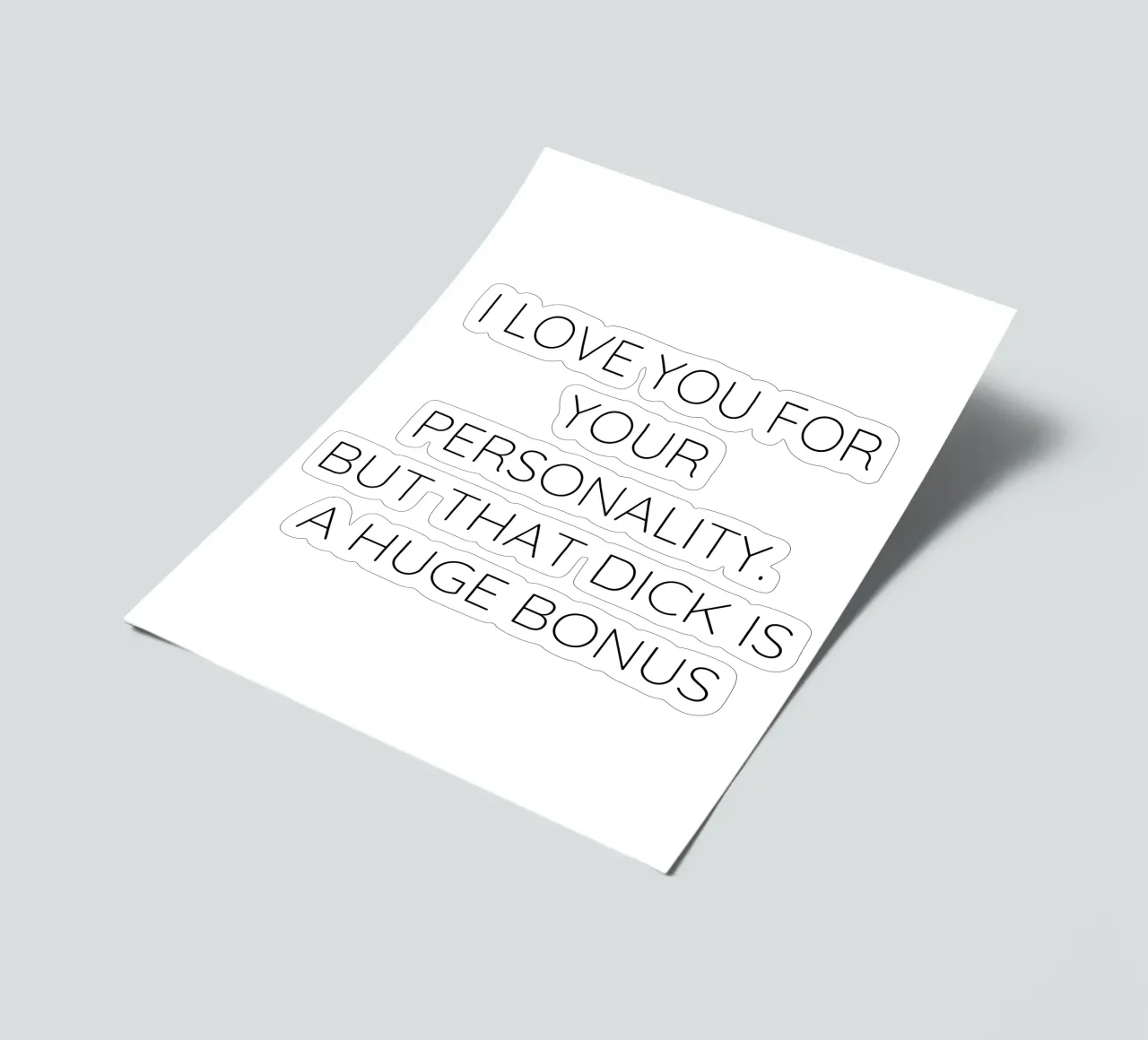 Spruch sticker sheet by Alina