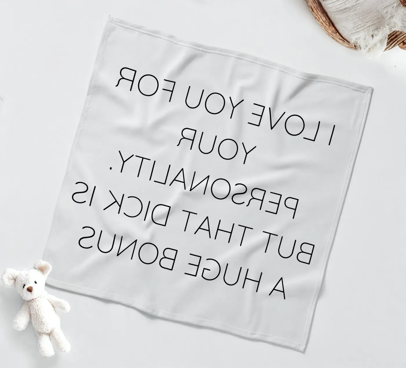 Spruch Fleecedecke von Alina
