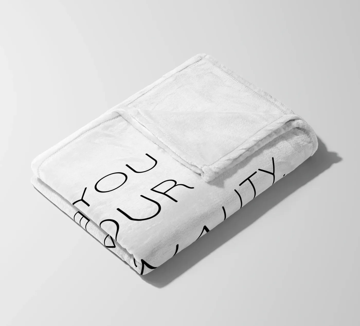Spruch Fleecedecke von Alina
