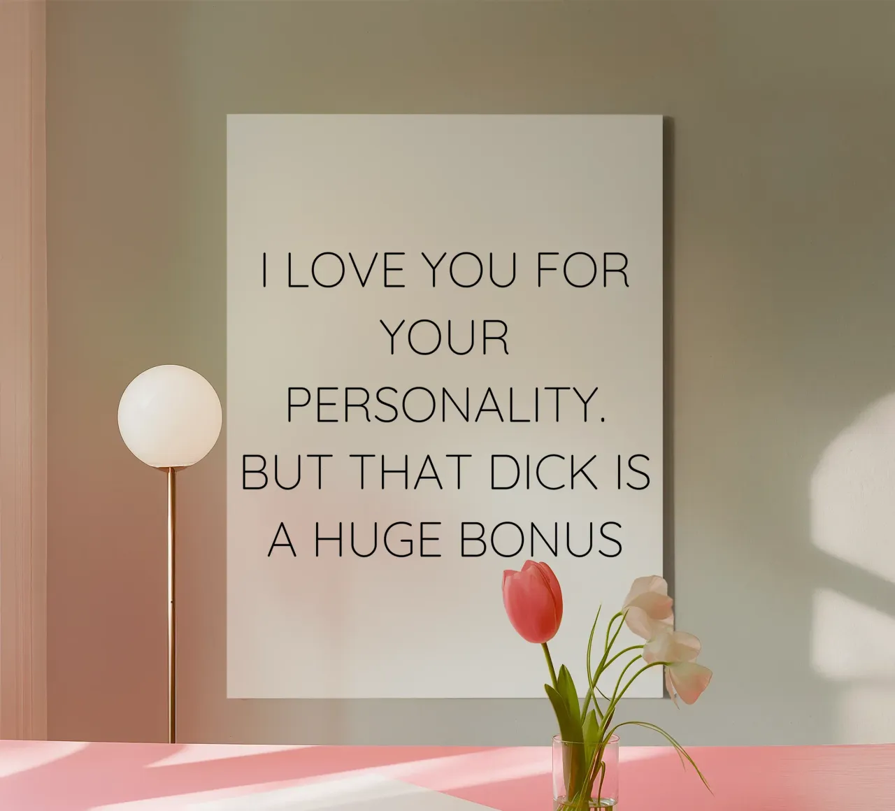 Spruch canvas by Alina
