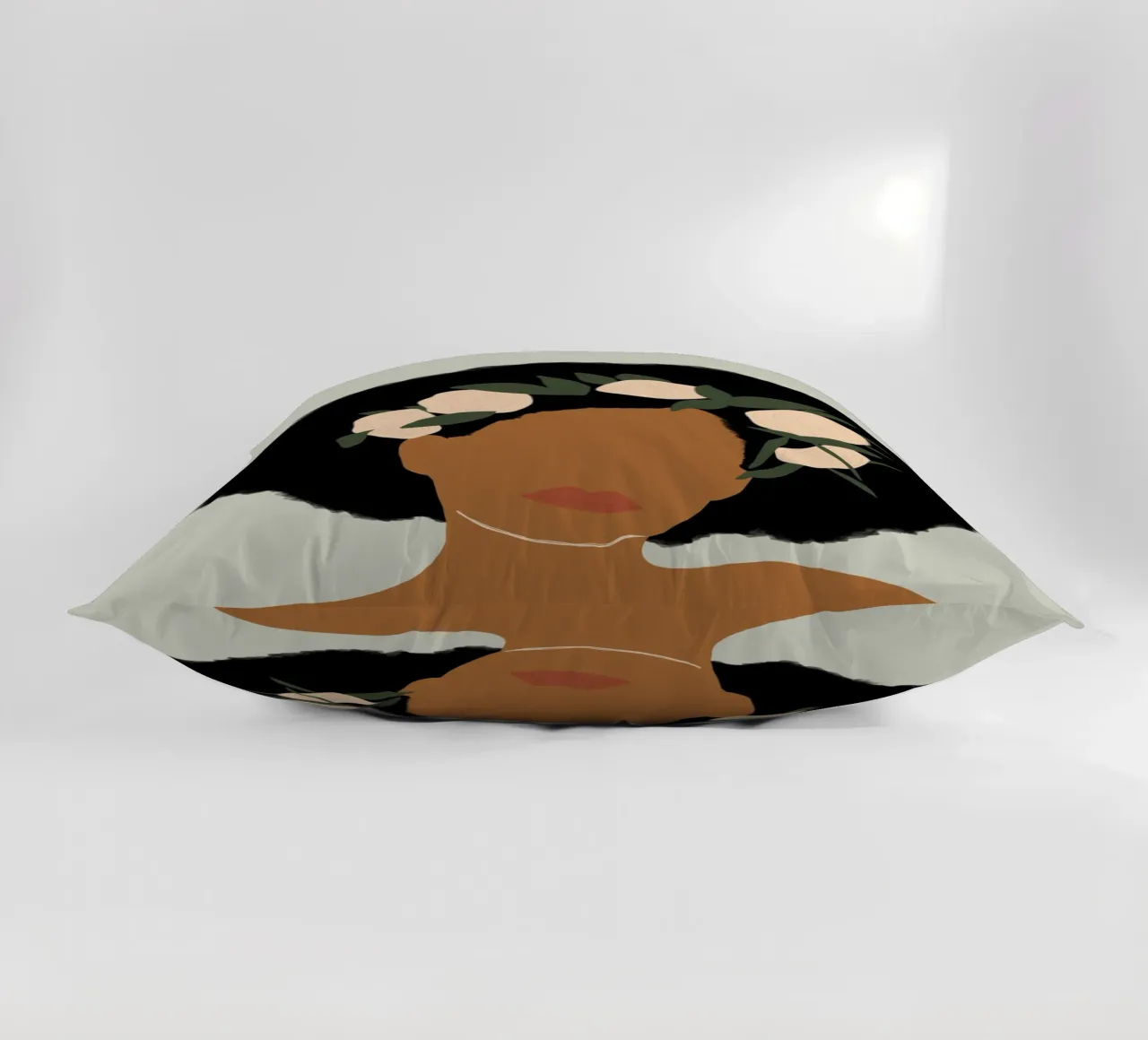 Afro Emanations decorative cushion by Mathudace Créas