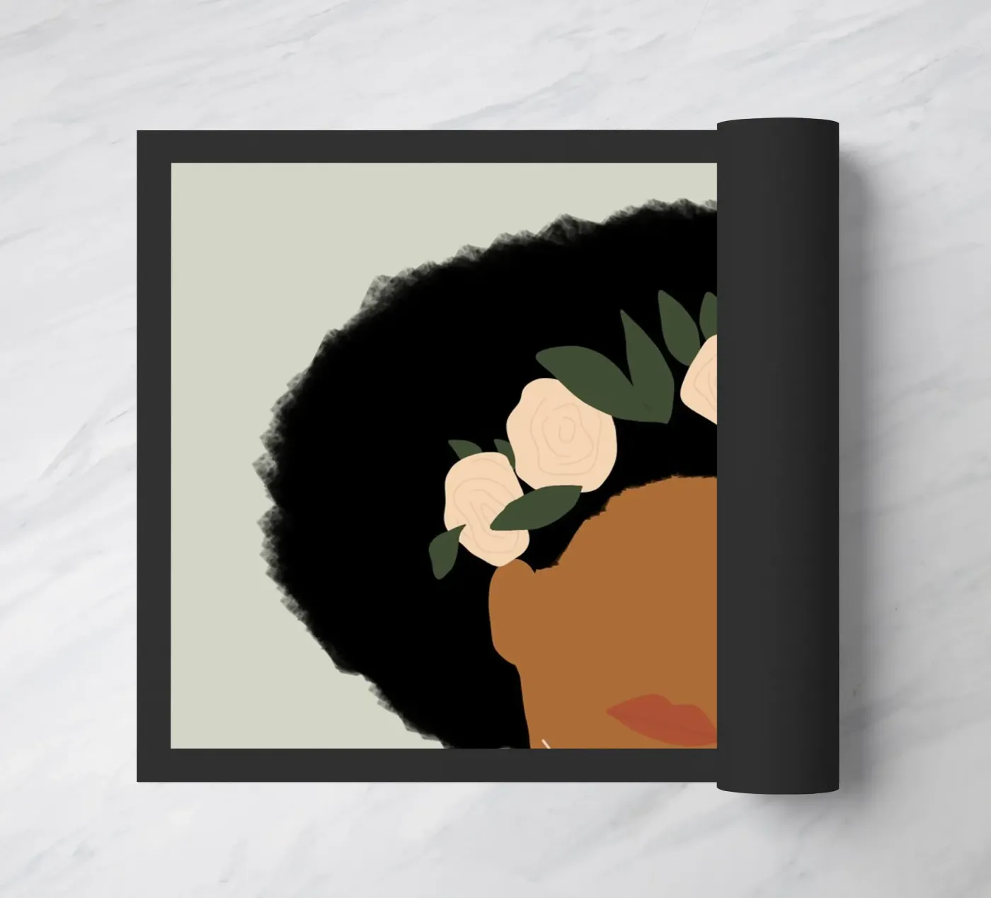 Afro Emanations paillasson de Mathudace Créas