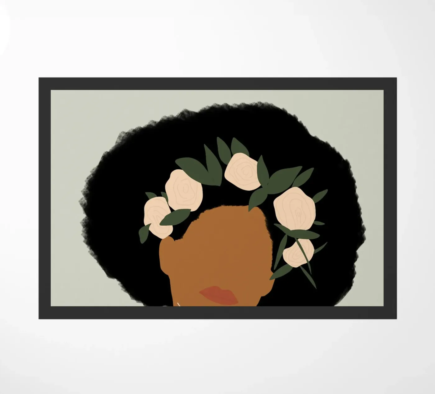 Afro Emanations doormat by Mathudace Créas
