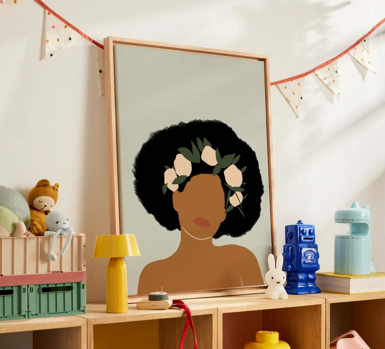 Afro Emanations canvas by Mathudace Créas
