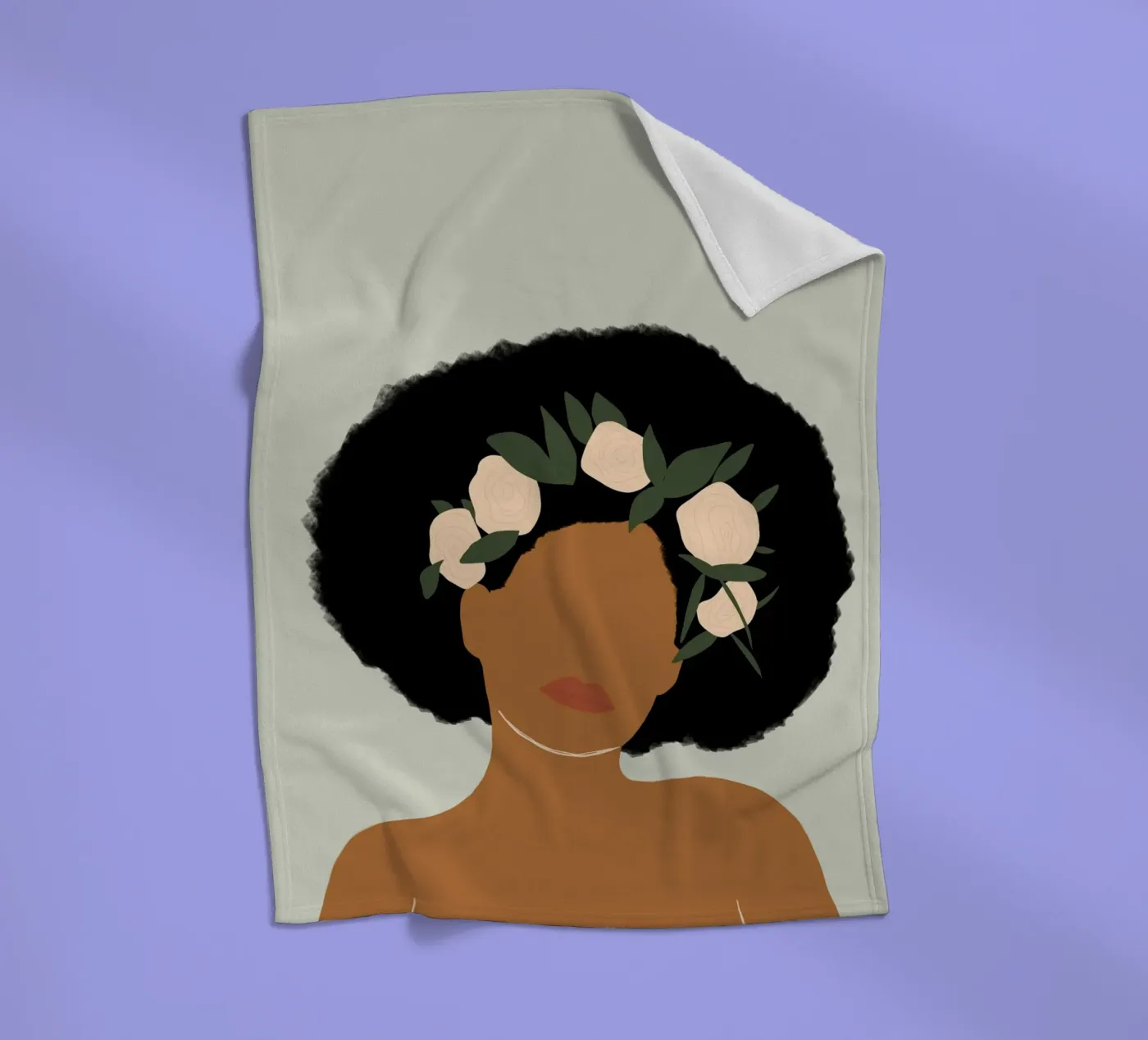 Afro Emanations Fleecedecke von Mathudace Créas