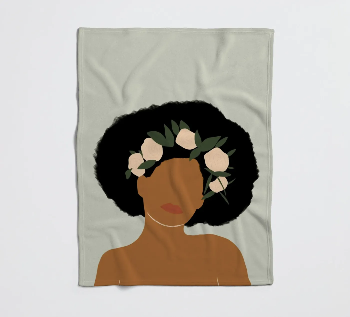 Afro Emanations Fleecedecke von Mathudace Créas