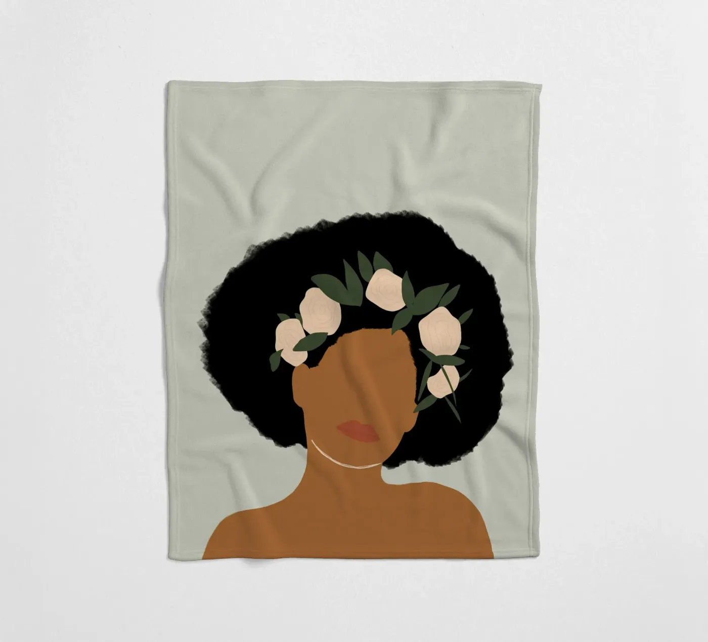 Afro Emanations Fleecedecke von Mathudace Créas