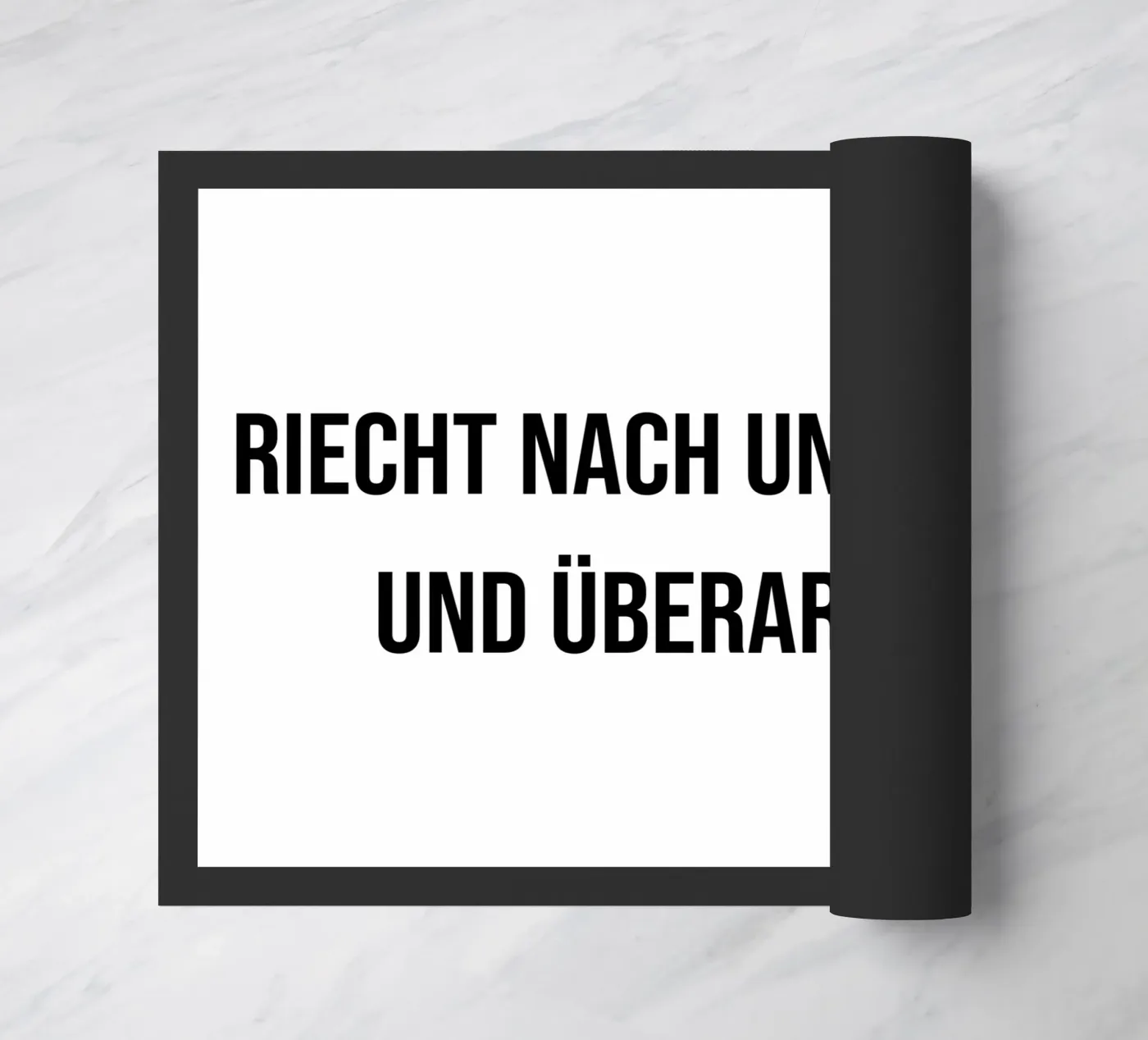Spruch deurmat van Alina