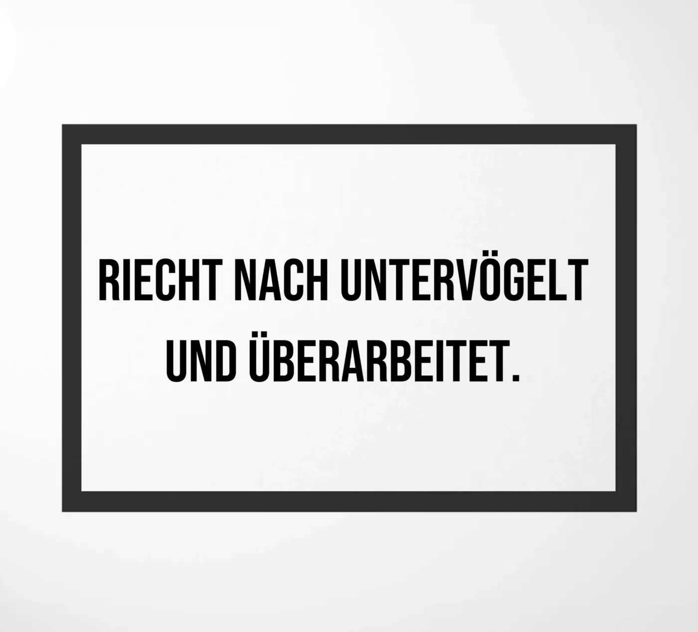 Spruch deurmat van Alina