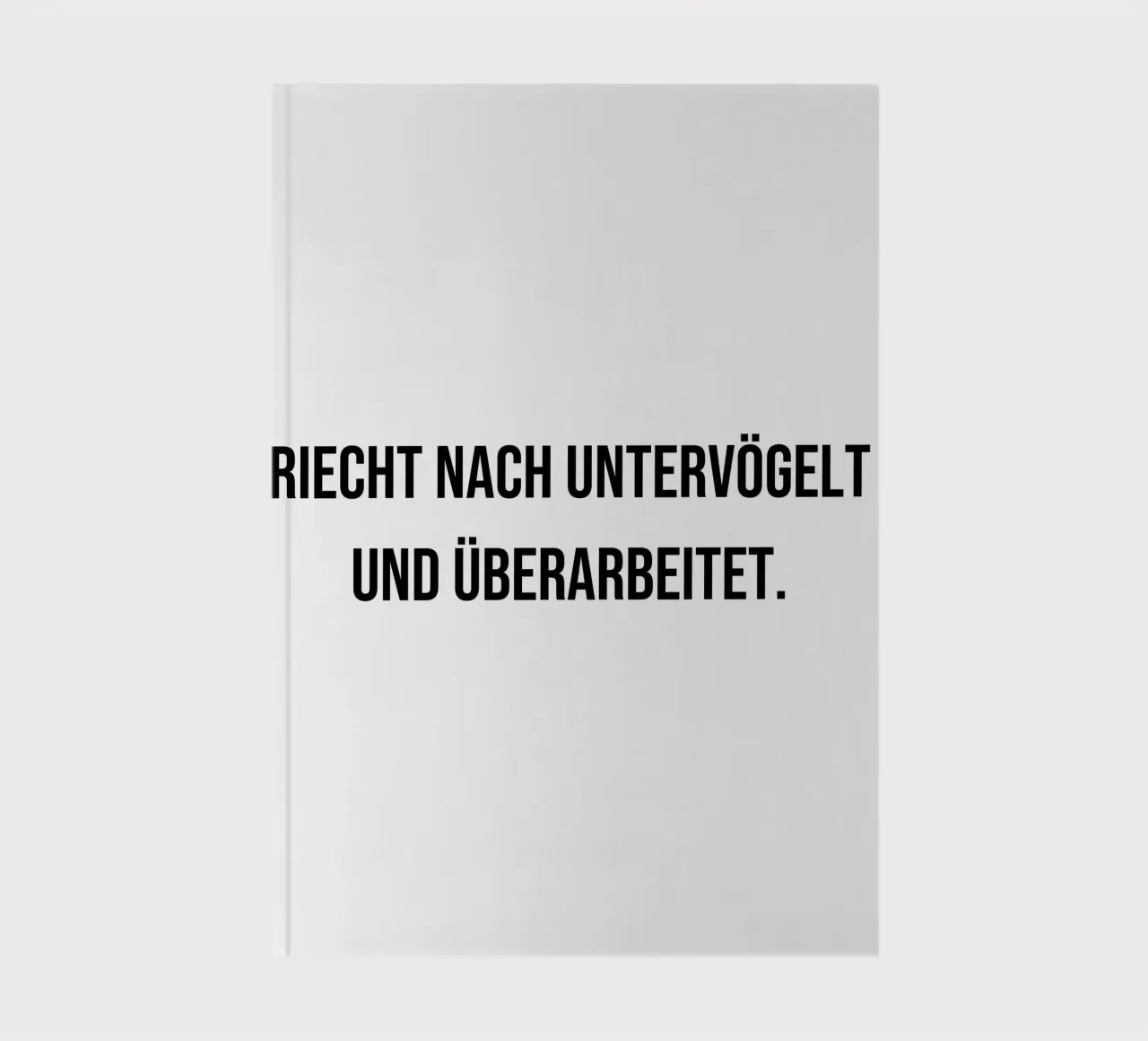 Spruch notebook by Alina