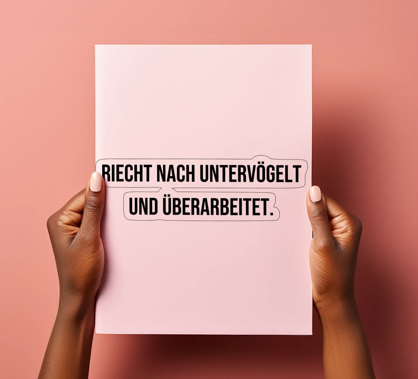 Spruch sticker sheet by Alina