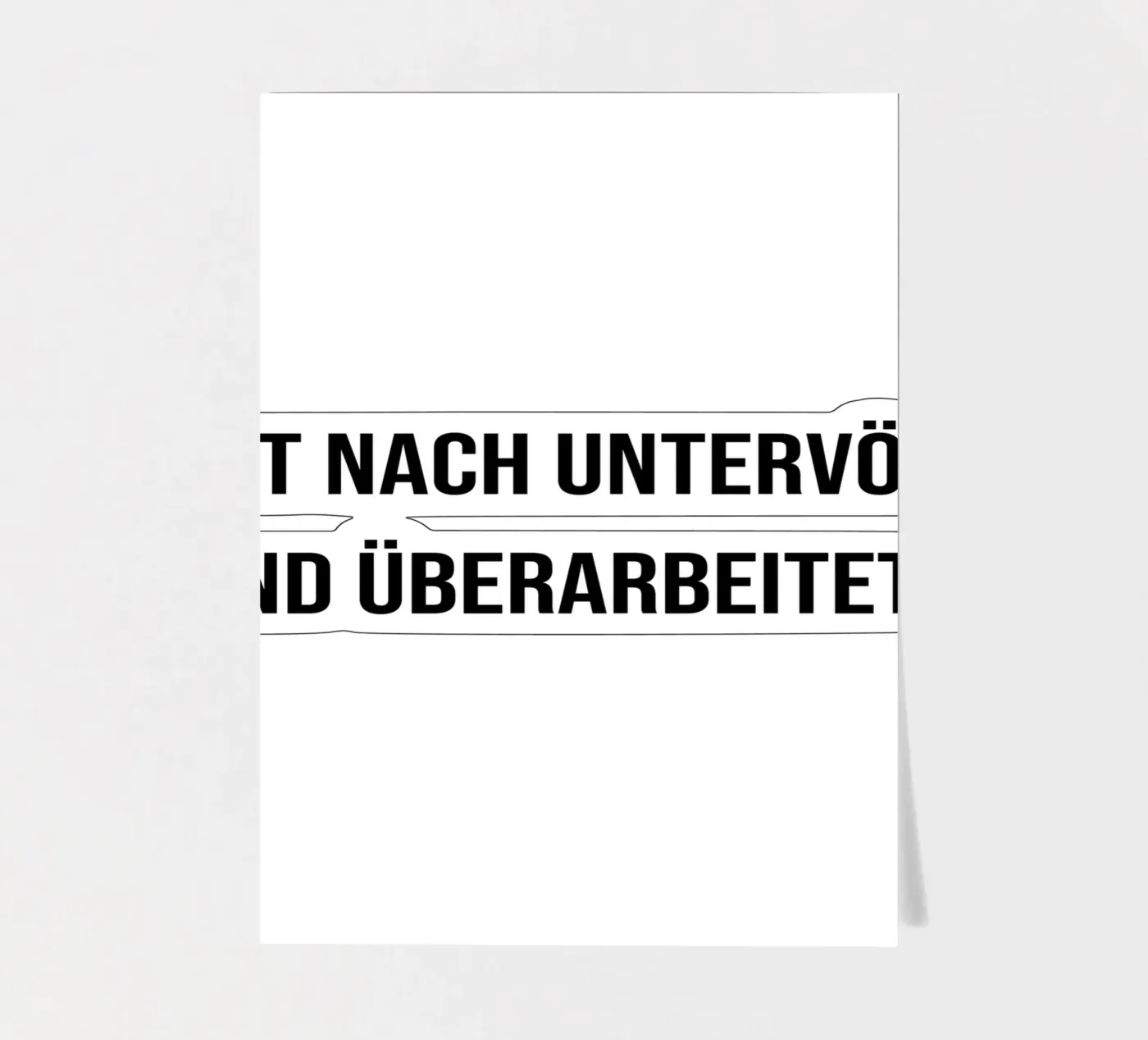 Spruch sticker sheet by Alina