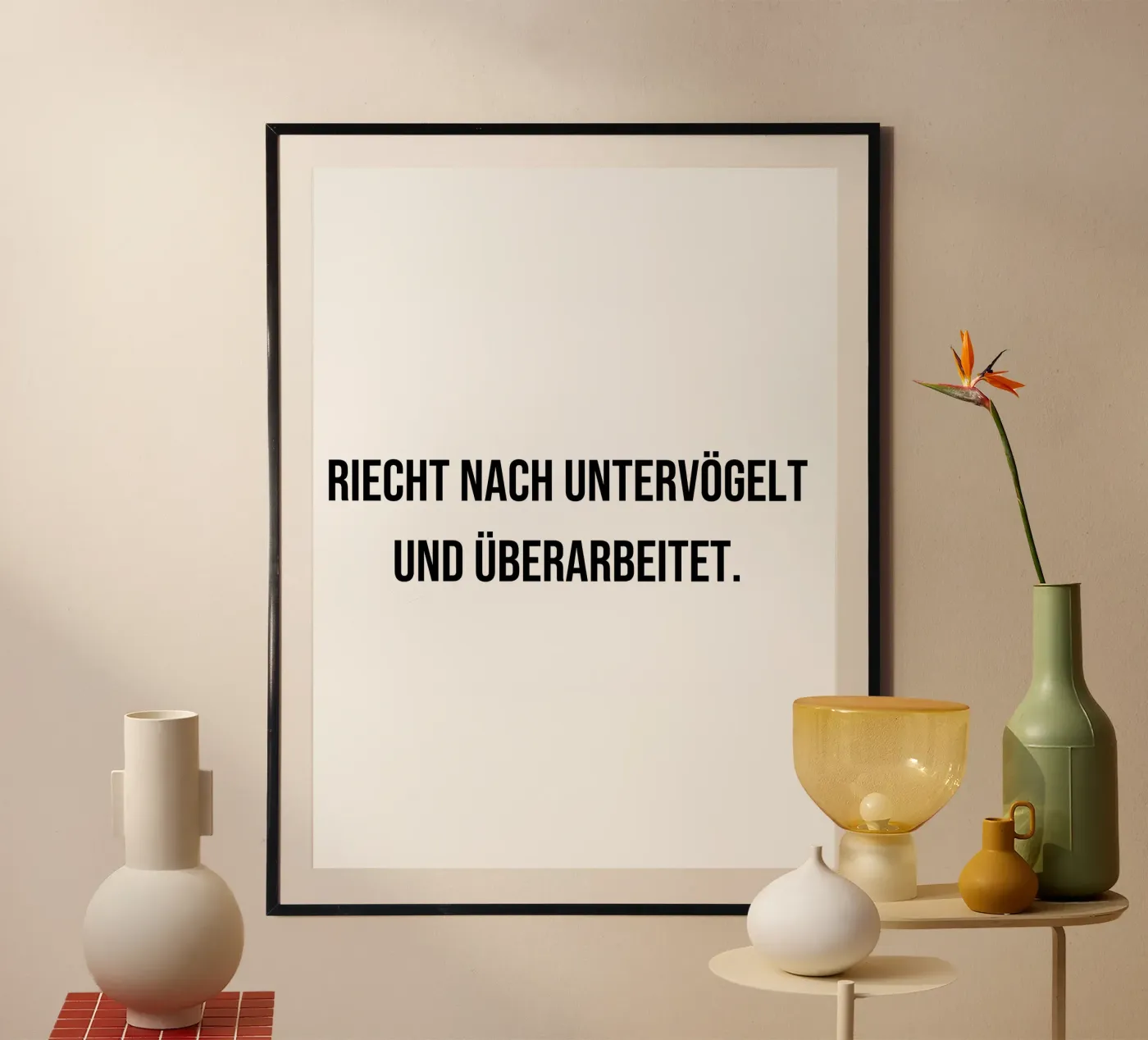 Spruch poster by Alina