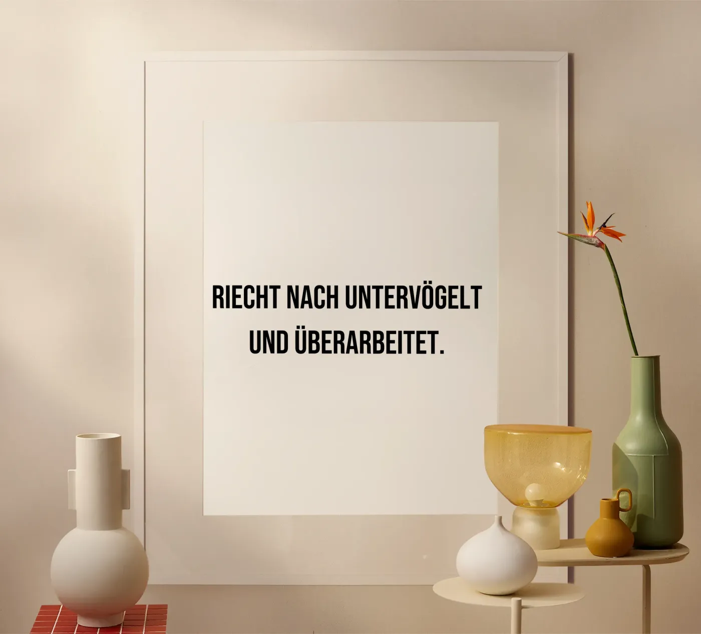 Spruch poster by Alina