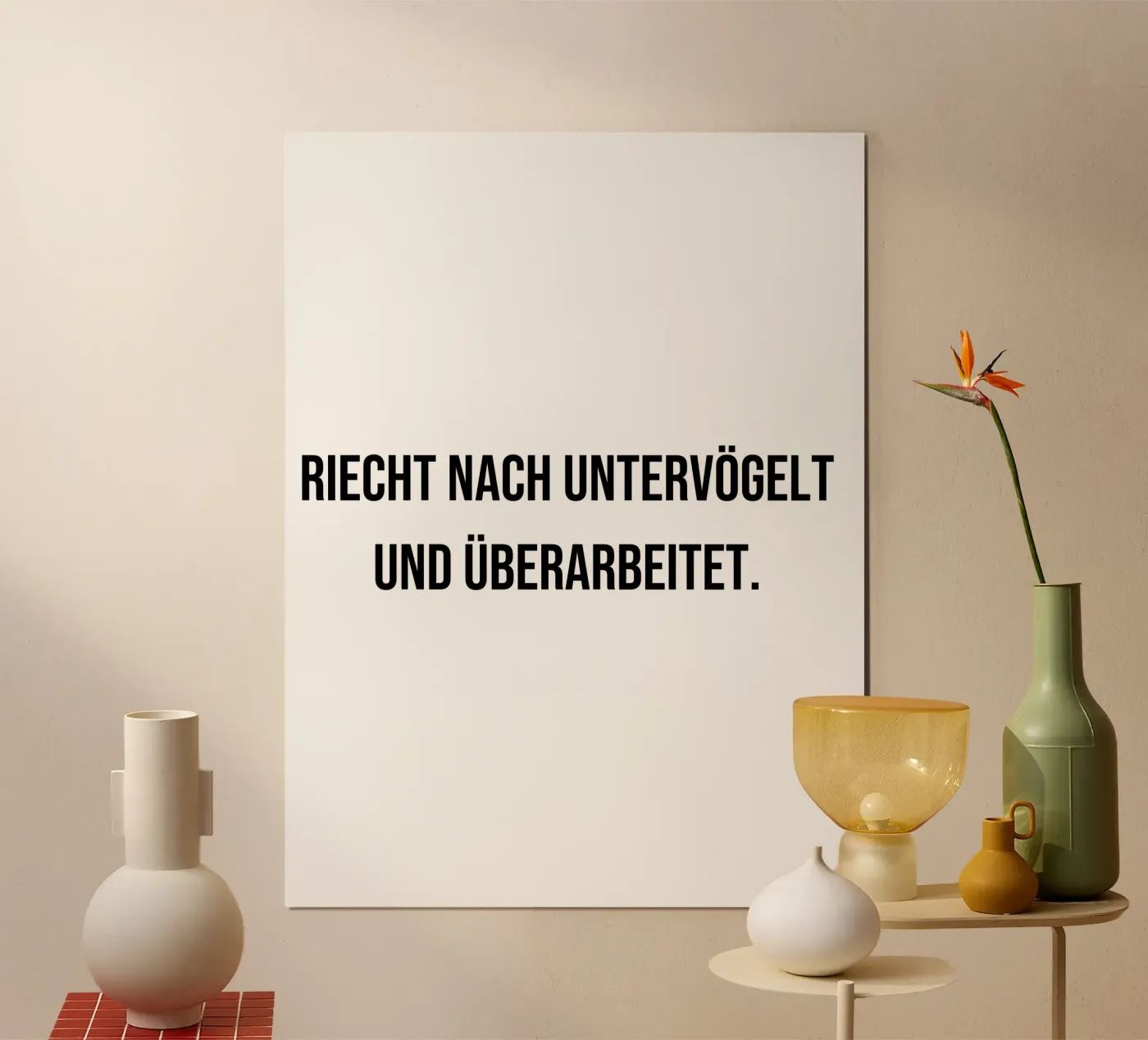 Spruch poster by Alina
