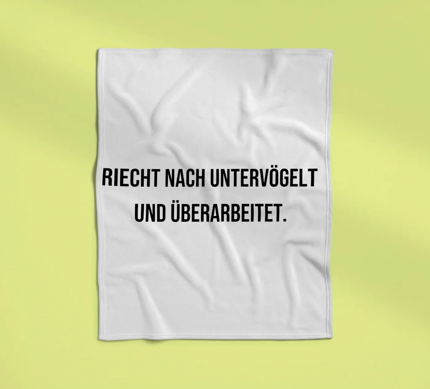 Spruch Fleecedecke von Alina