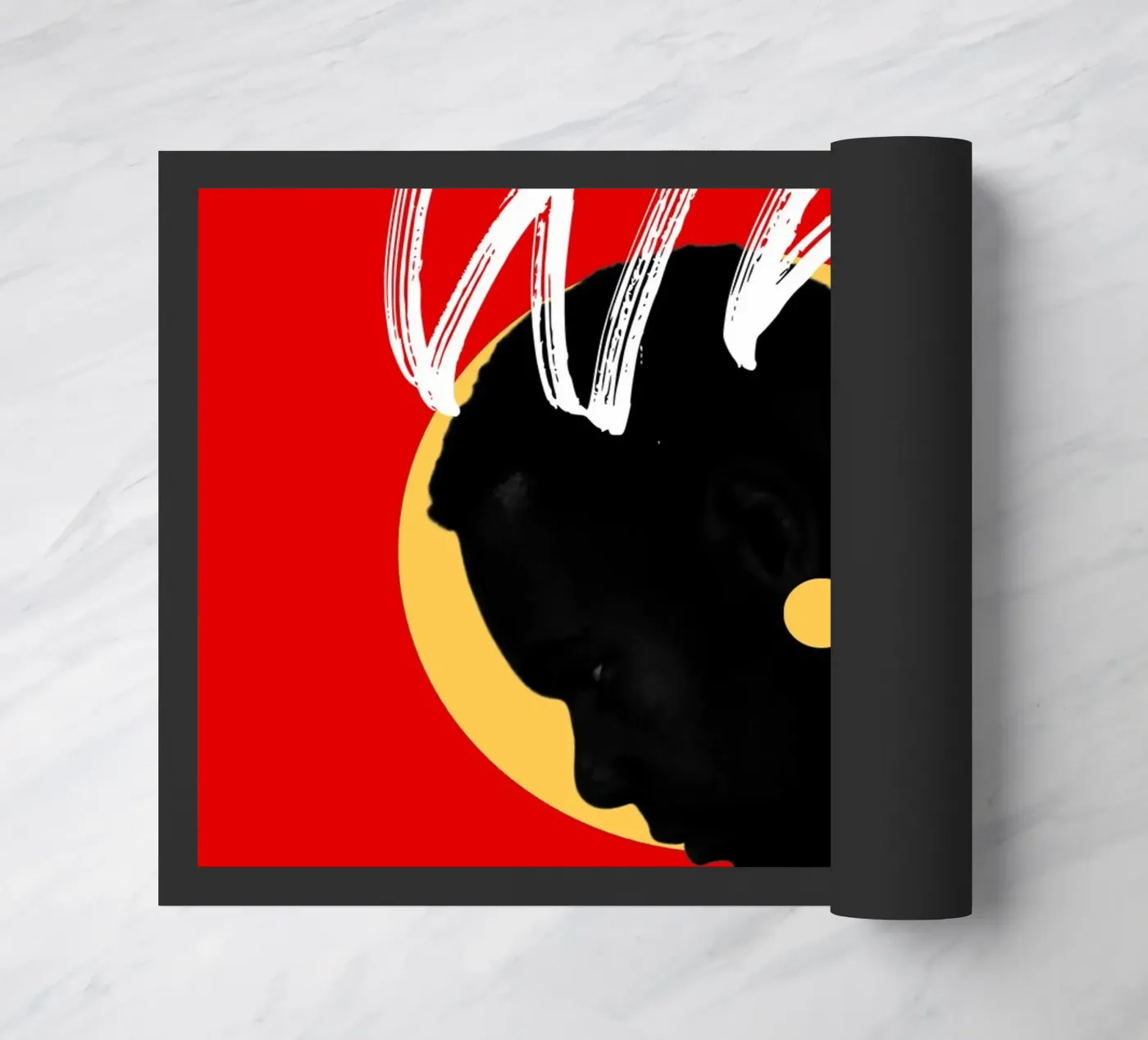 Afro Spectrum deurmat van Mathudace Créas