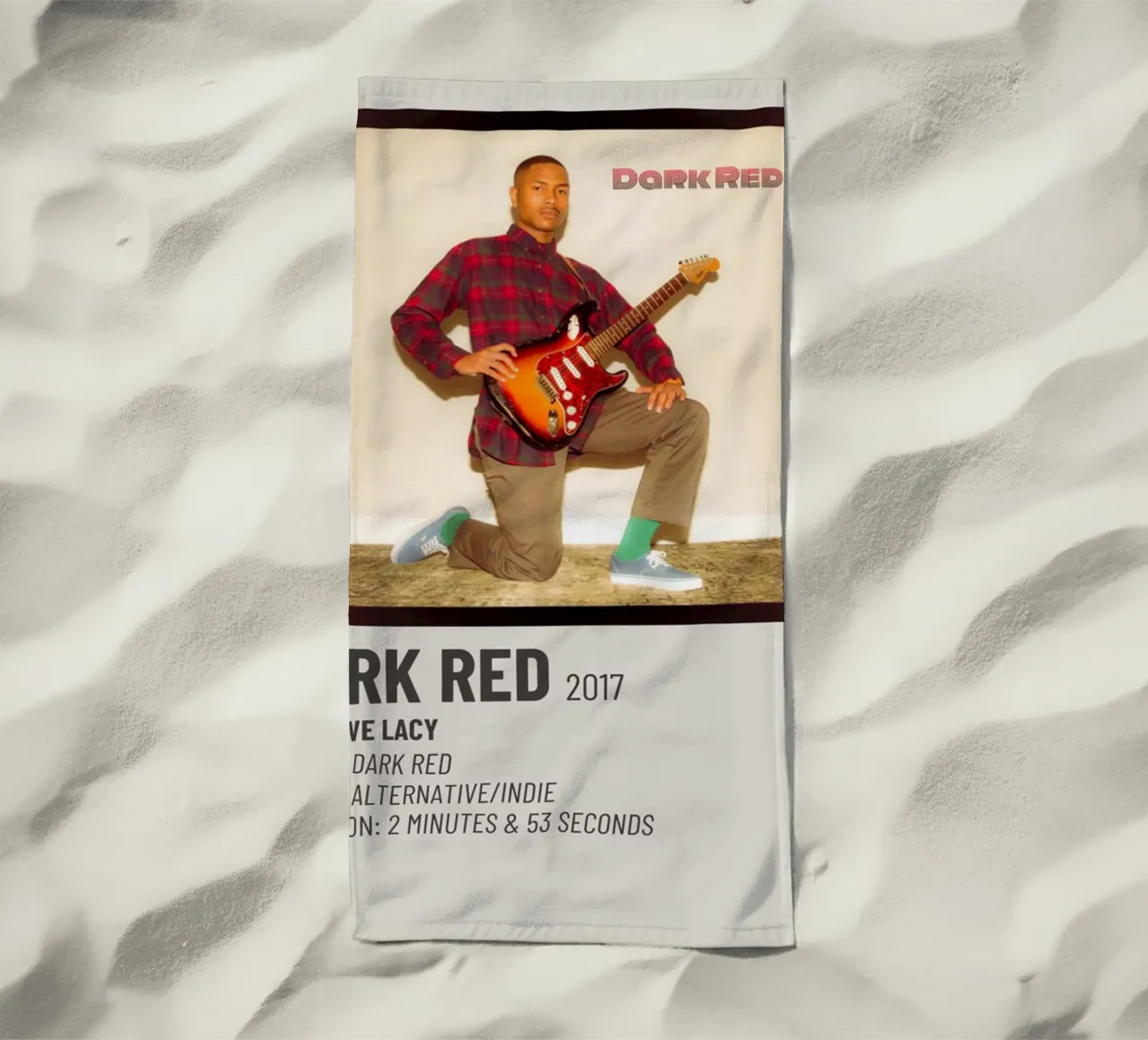 DARK RED 2017 BY STEVE LACY telo mare da SoundStudio