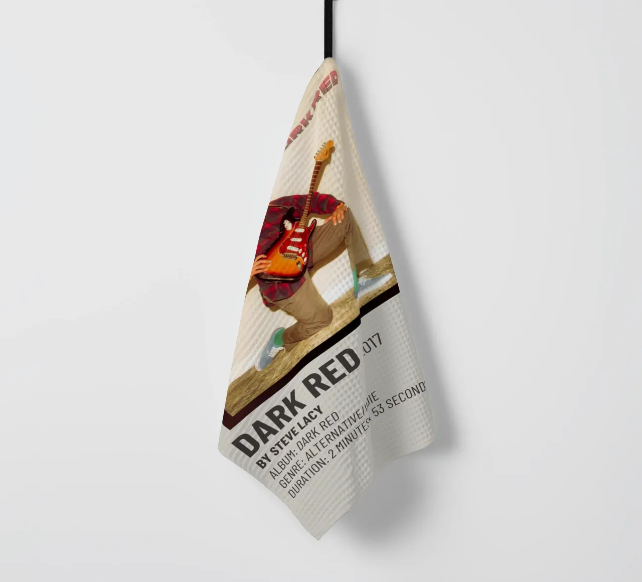 DARK RED 2017 BY STEVE LACY canovaccio da cucina da SoundStudio
