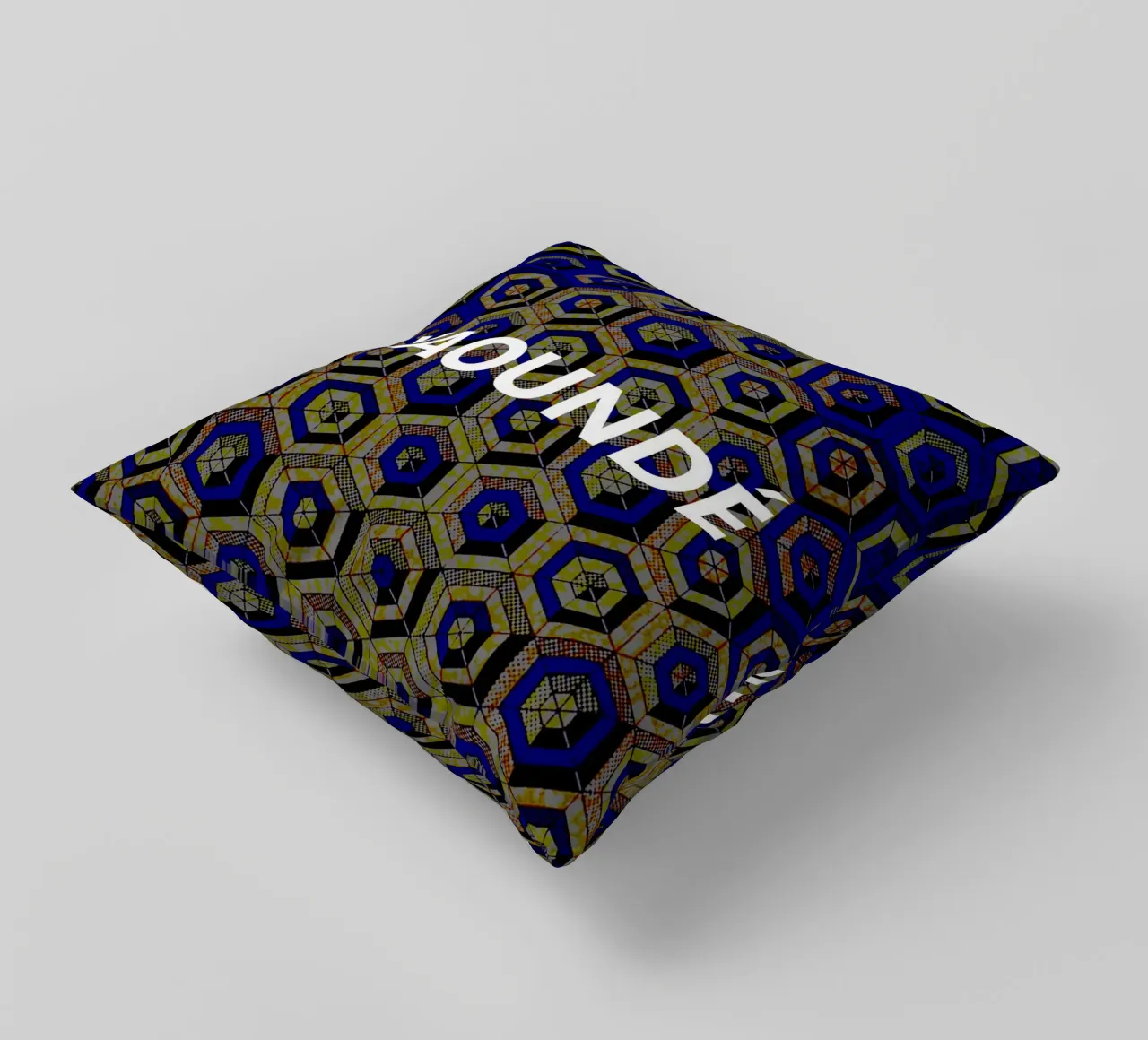 Yaoundé decorative cushion by Mathudace Créas