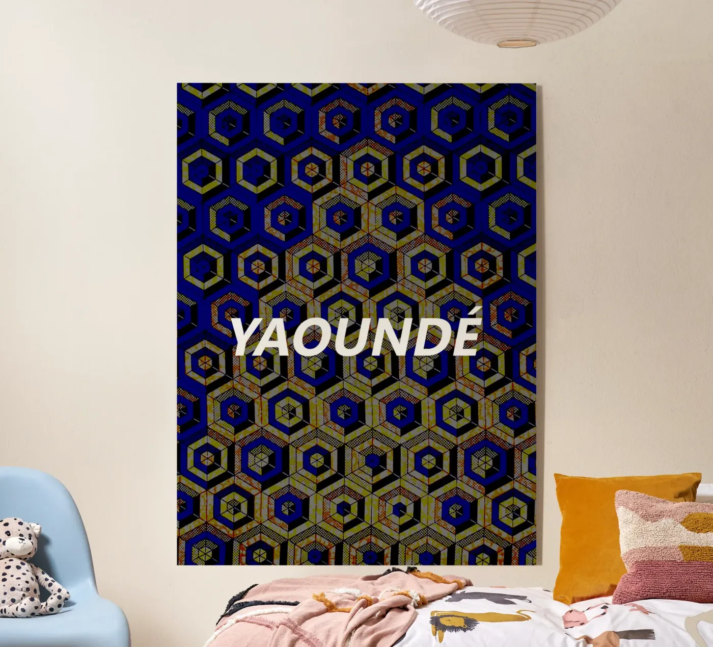 Yaoundé Acryl-Glas von Mathudace Créas