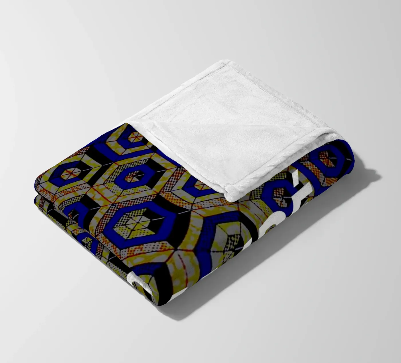 Yaoundé fleece blanket by Mathudace Créas