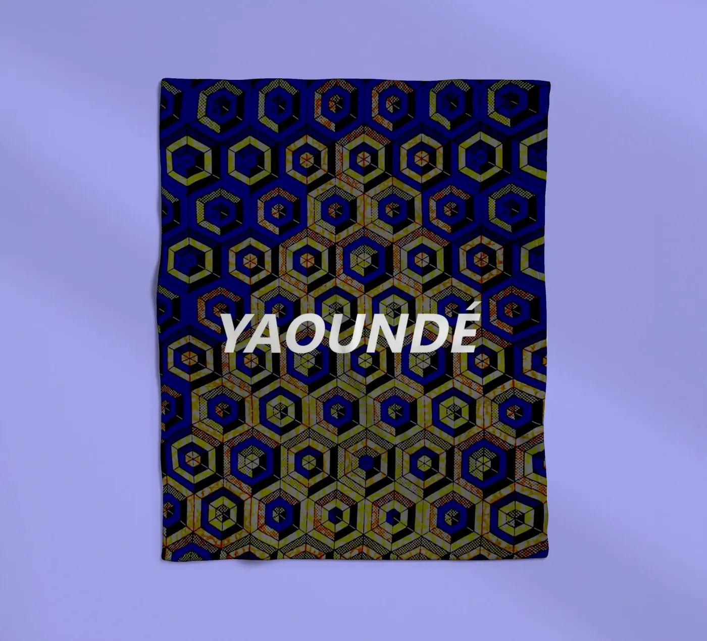 Yaoundé fleece blanket by Mathudace Créas