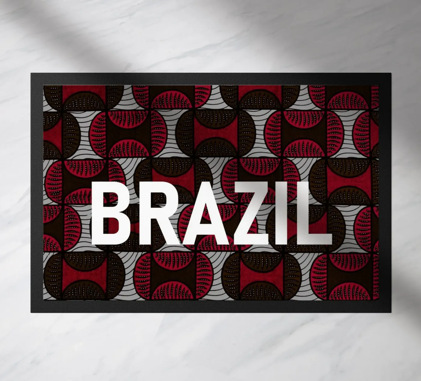 Brazil Fußmatte von Mathudace Créas