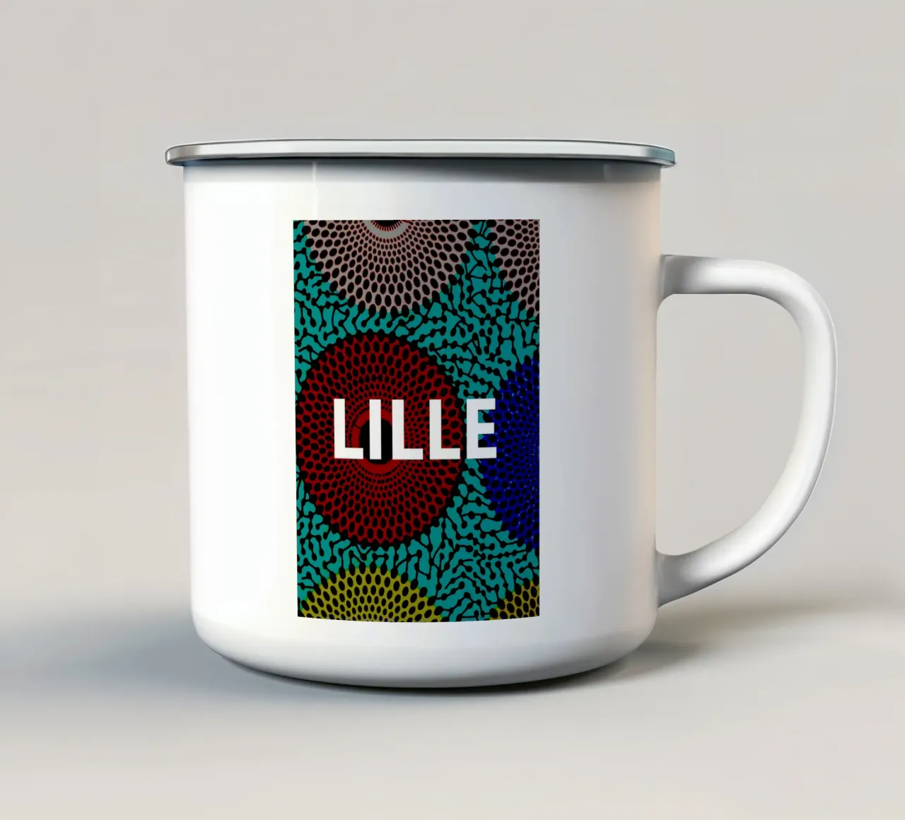 Lille tazza in smalto da Mathudace Créas