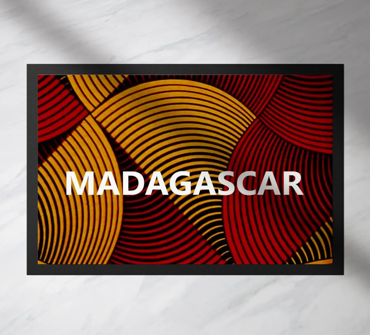 Madagascar doormat by Mathudace Créas