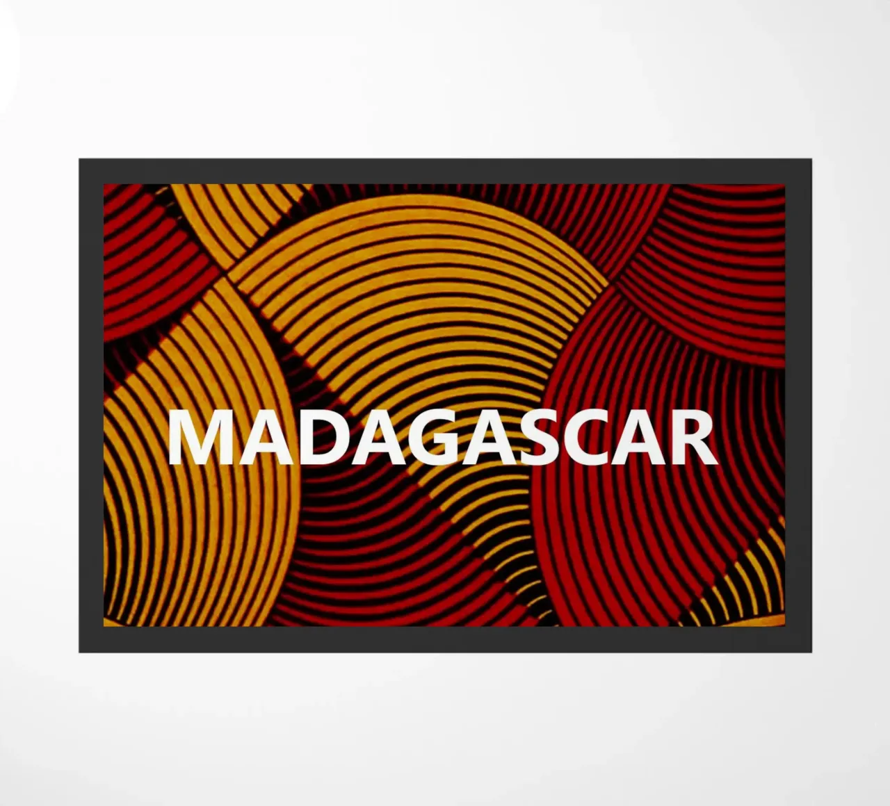 Madagascar doormat by Mathudace Créas
