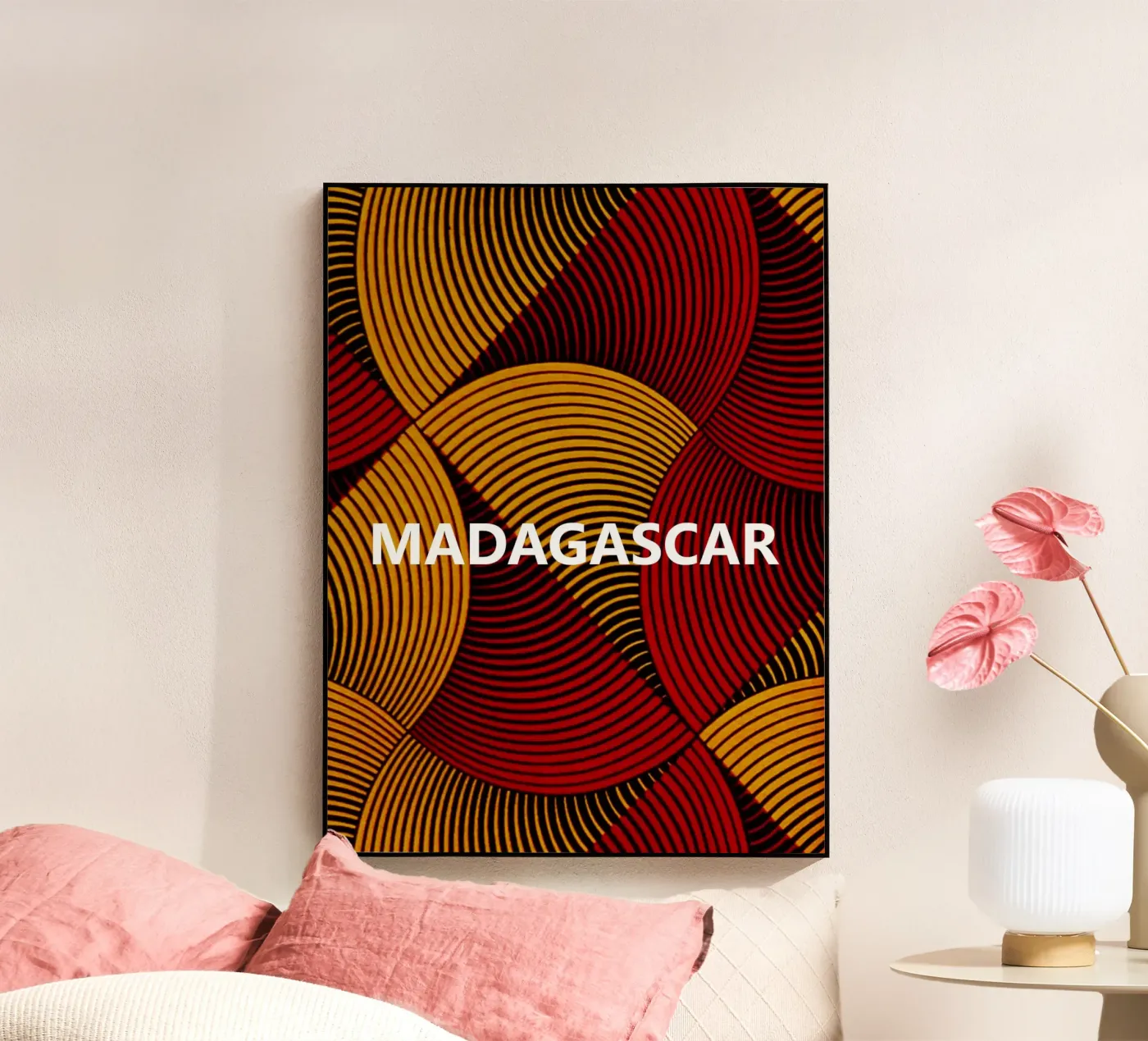 Madagascar acryl van Mathudace Créas