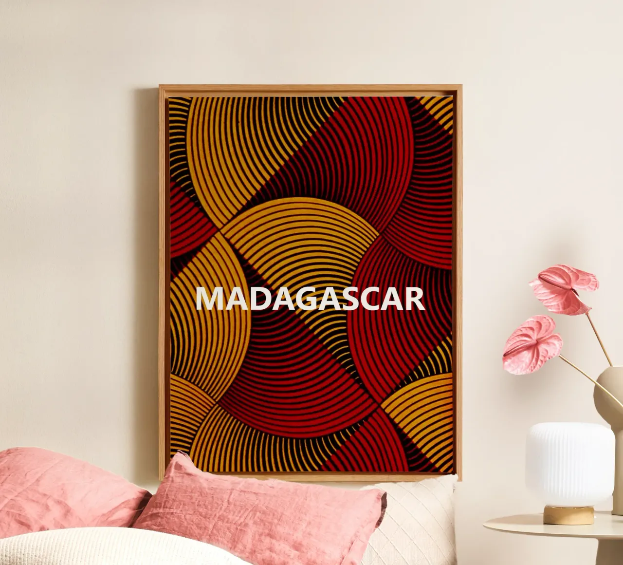 Madagascar tela con Cornice a cassetta da Mathudace Créas