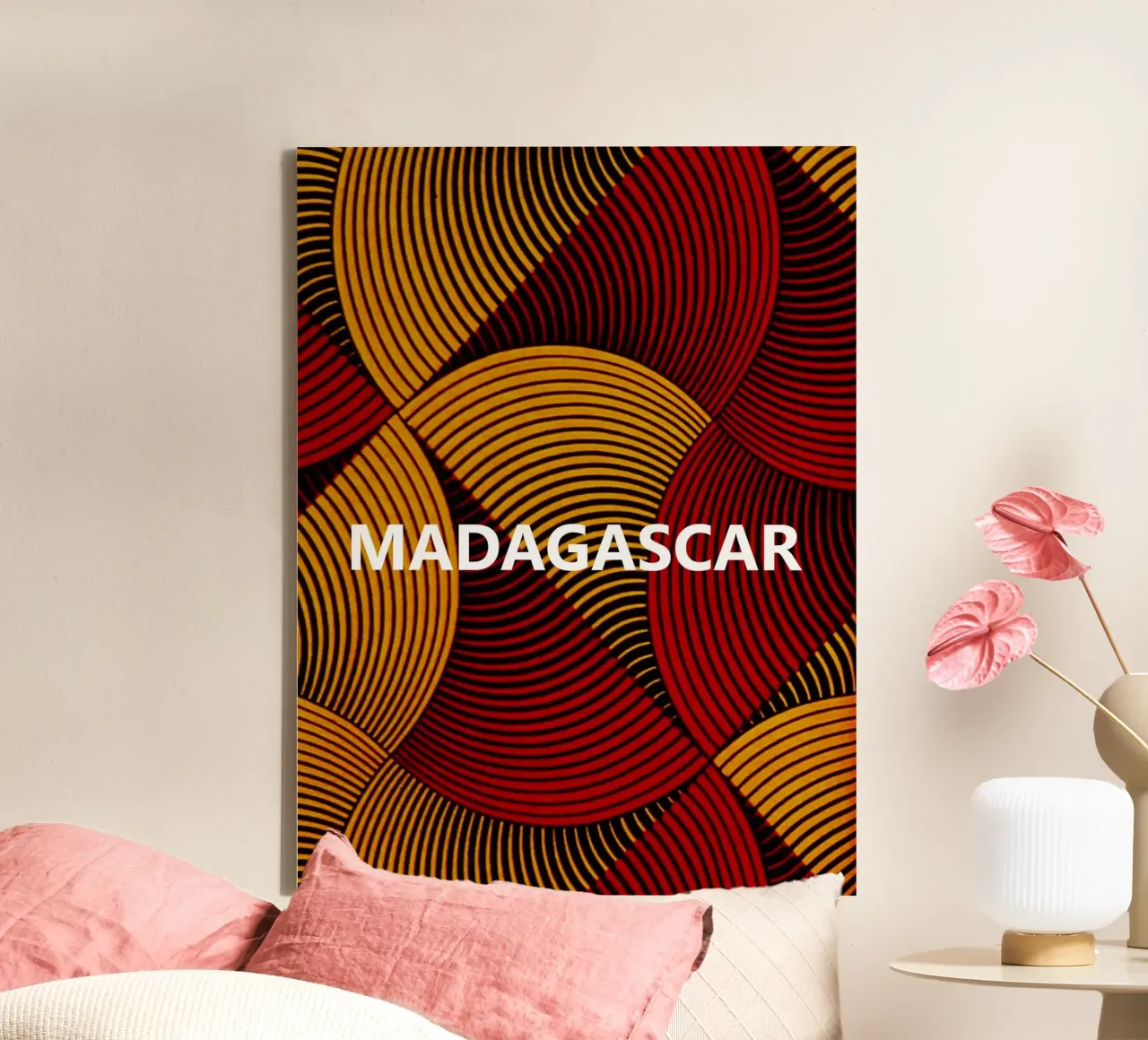 Madagascar tela con Cornice a cassetta da Mathudace Créas