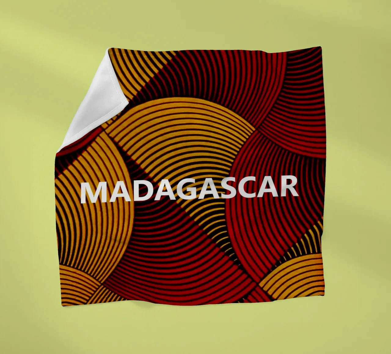 Madagascar fleecedeken van Mathudace Créas