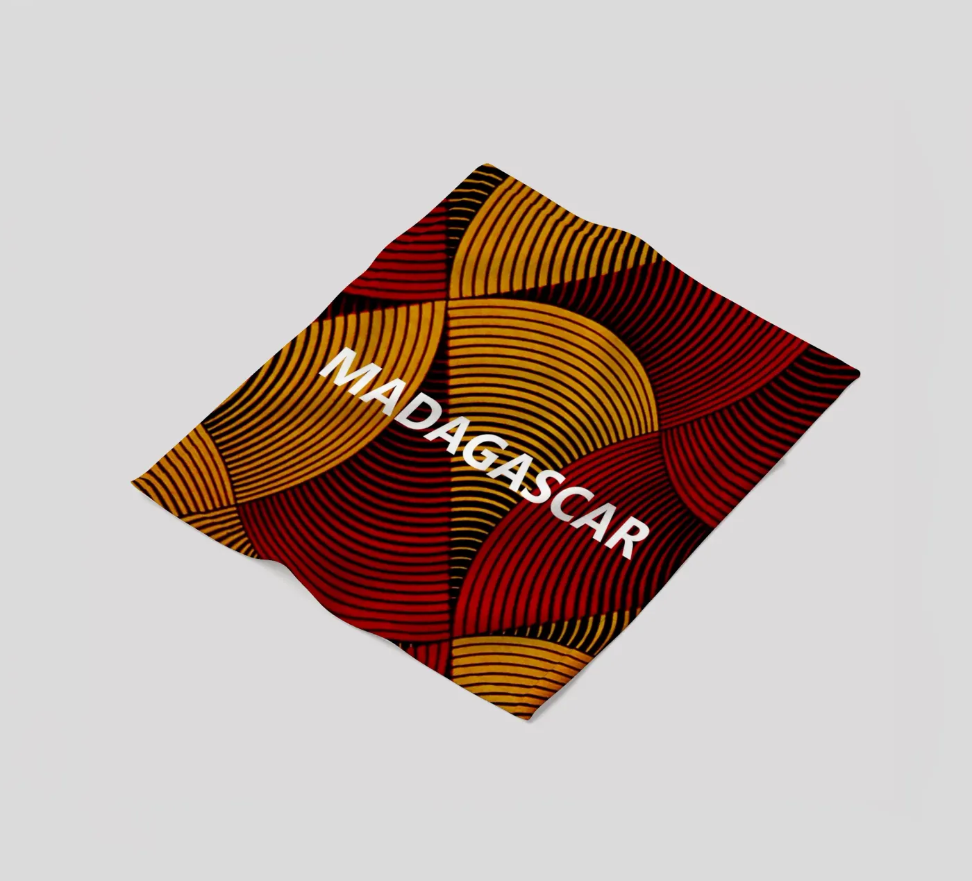 Madagascar fleece blanket by Mathudace Créas