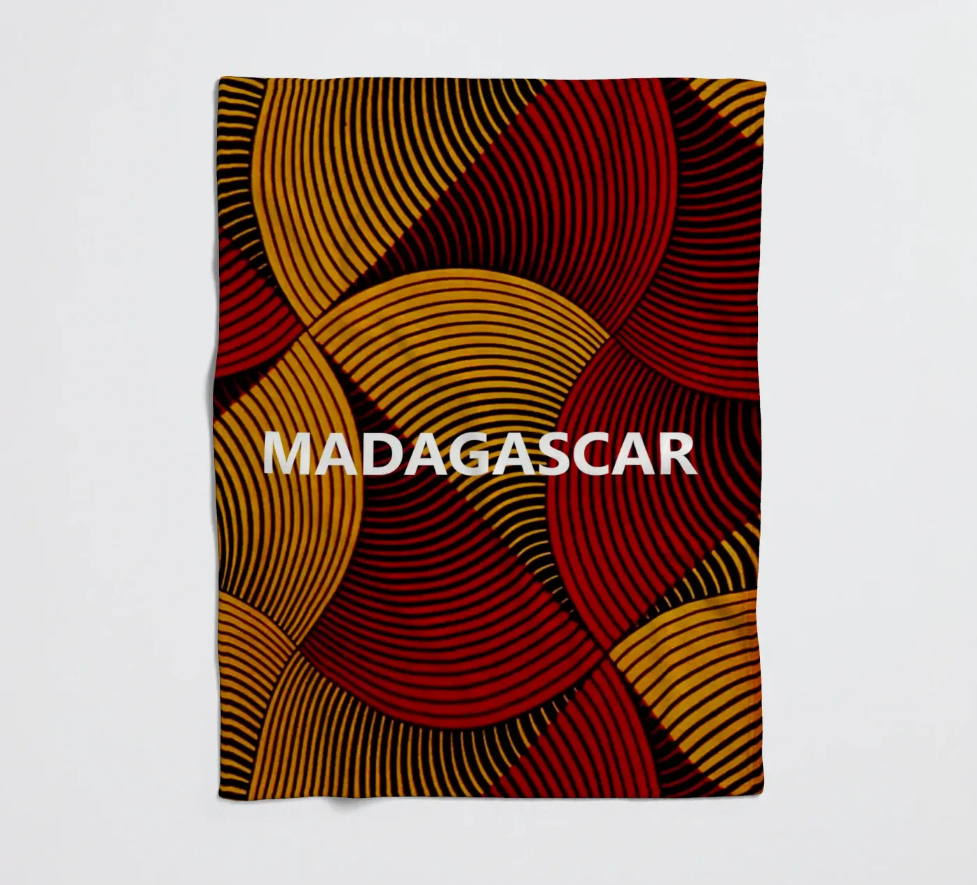 Madagascar fleece blanket by Mathudace Créas