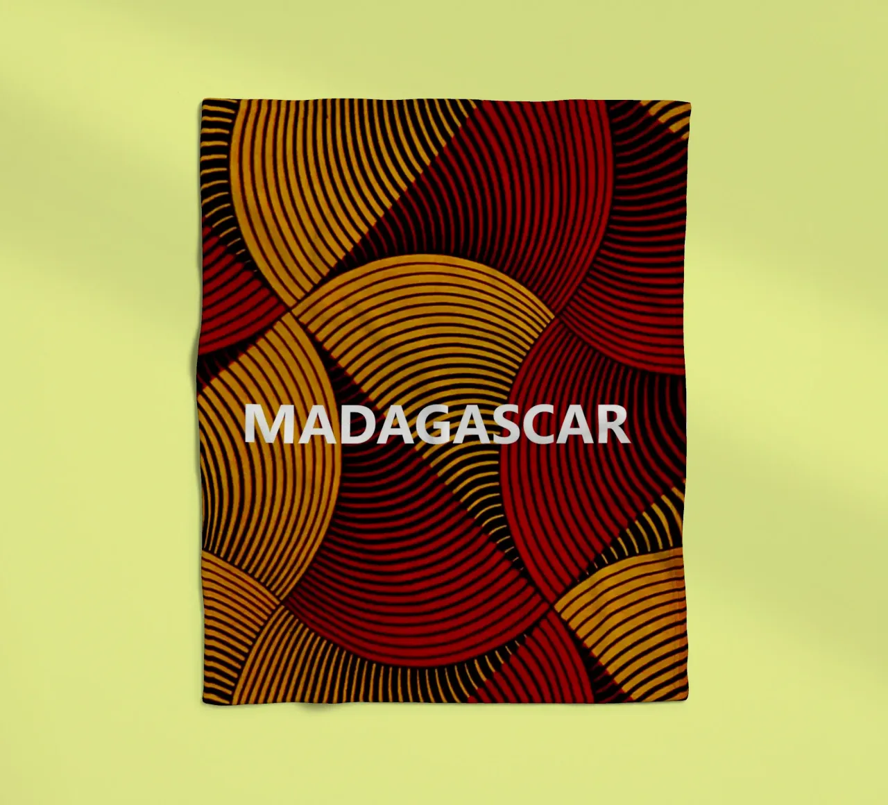 Madagascar fleecedeken van Mathudace Créas
