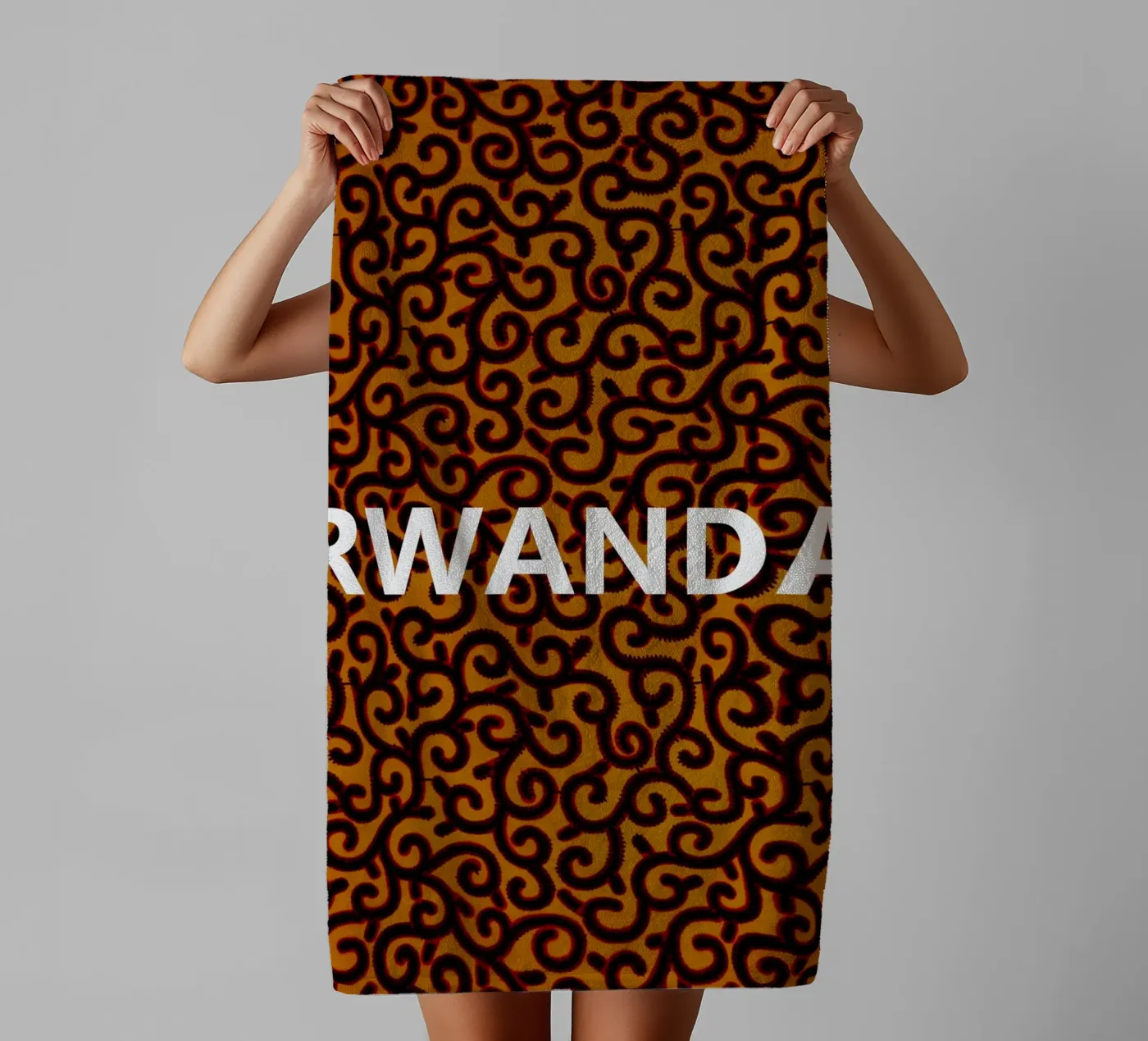 Rwanda badhanddoek van Mathudace Créas