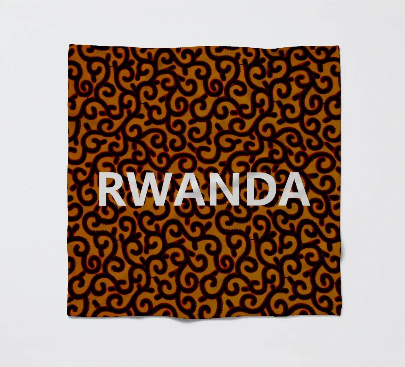 Rwanda fleece blanket by Mathudace Créas