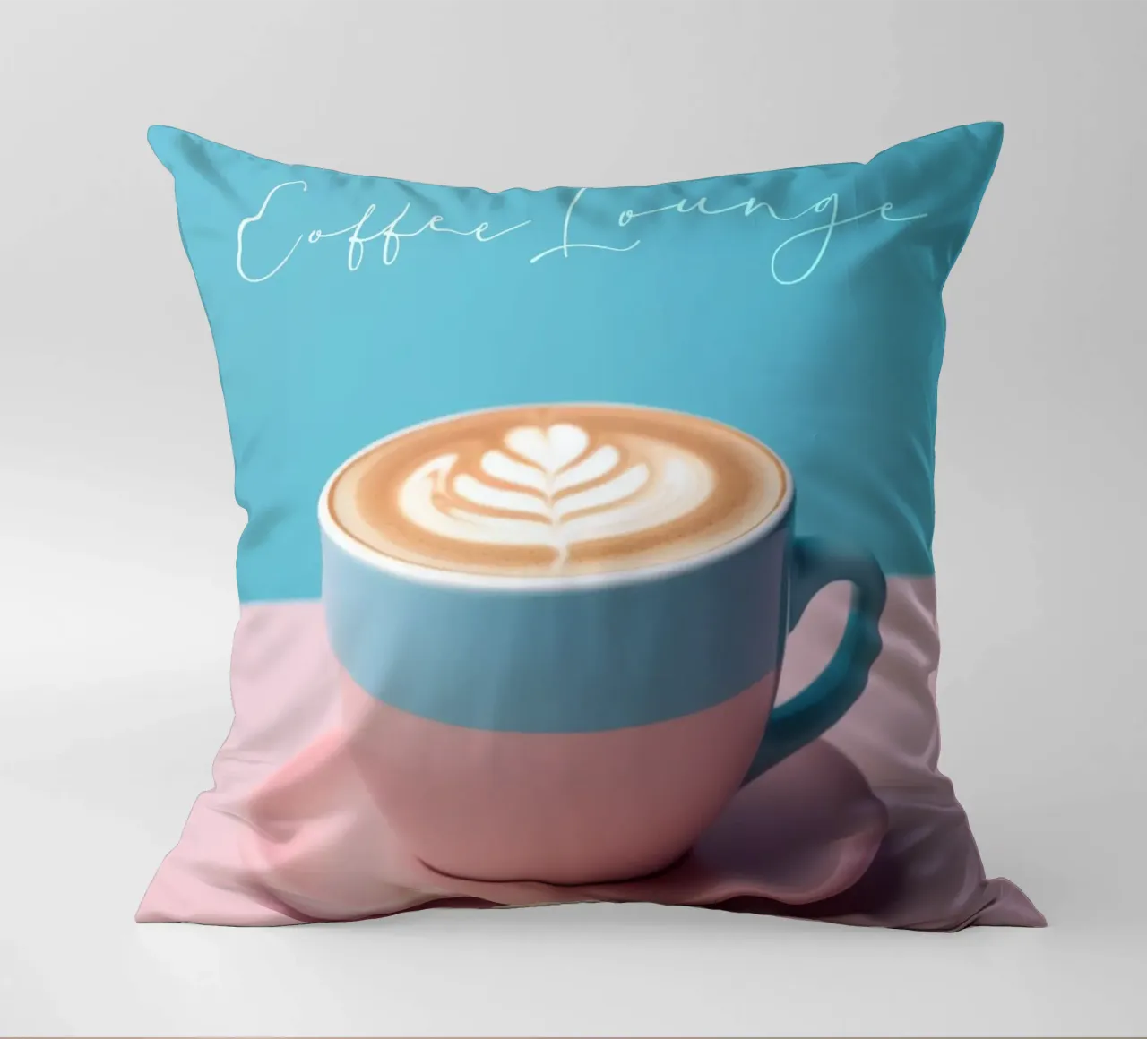 Tasse Cappuccino in pastel cuscino da Carinaprint