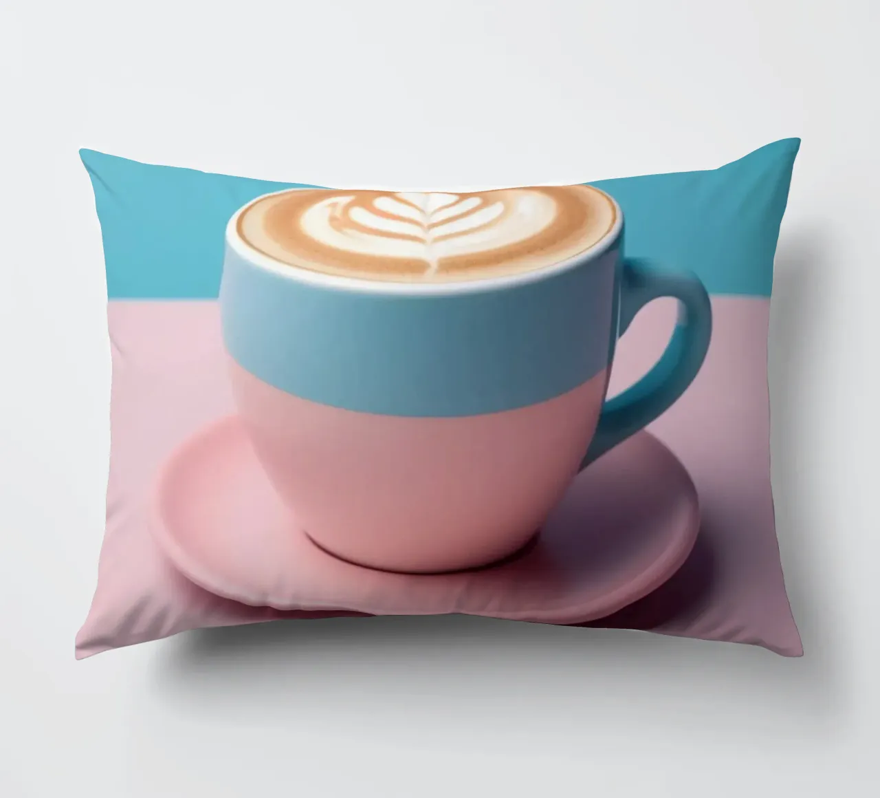 Tasse Cappuccino in pastel cuscino da Carinaprint
