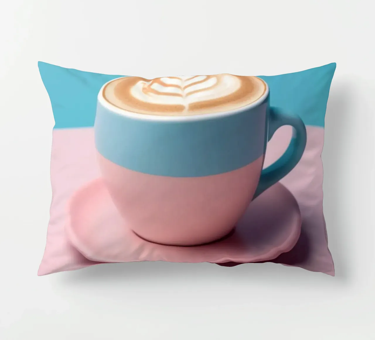 Tasse Cappuccino in pastel cuscino da Carinaprint
