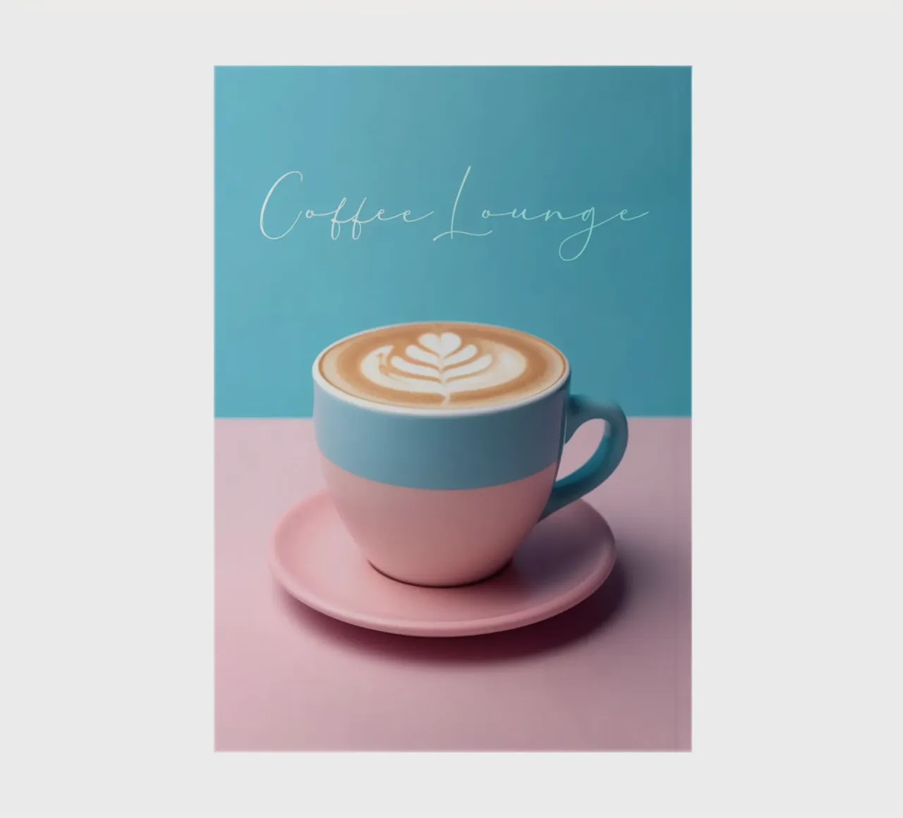 Capuchino en pastel cuaderno de Carinaprint
