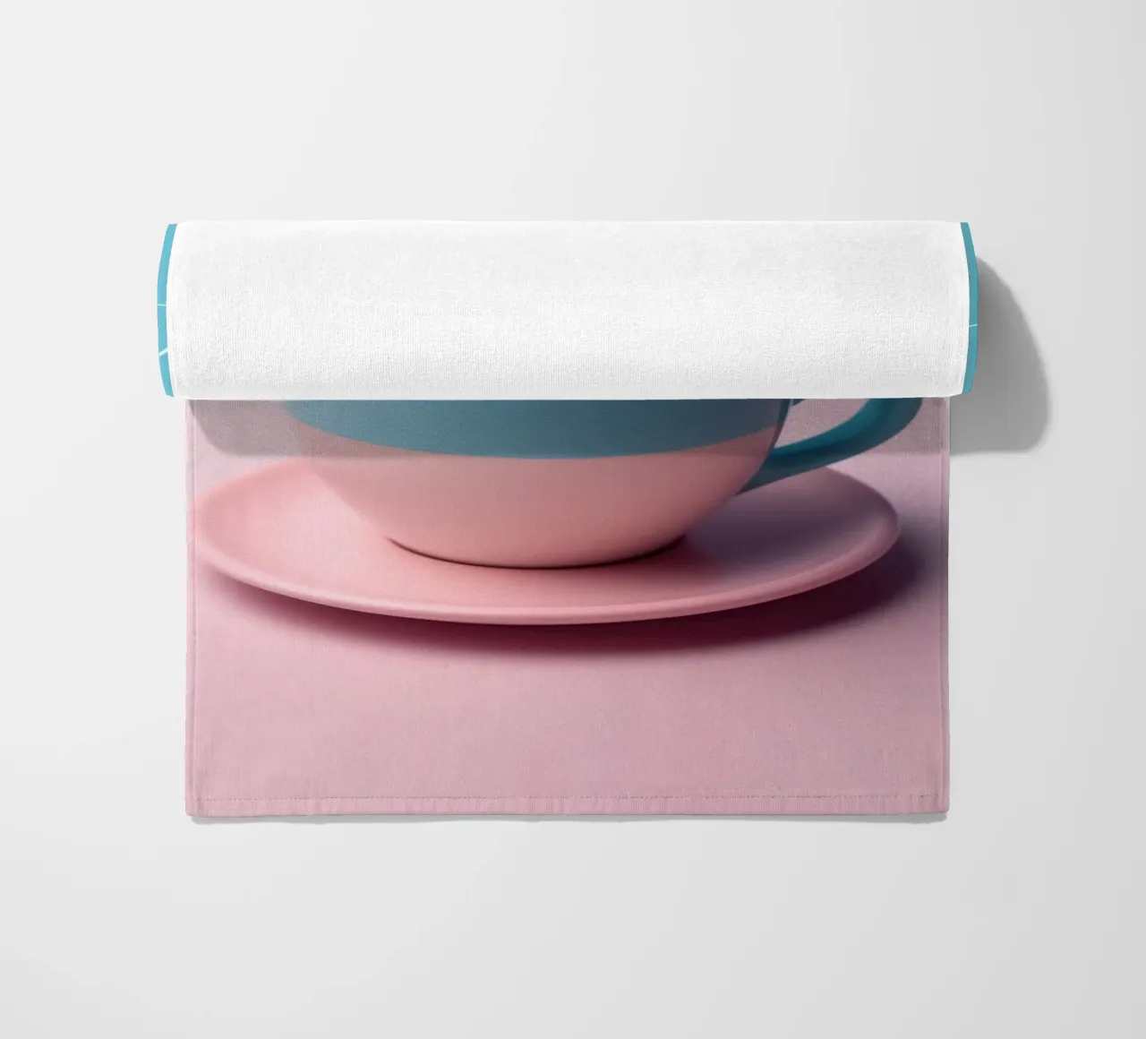 Tasse Cappuccino in pastel telo mare da Carinaprint