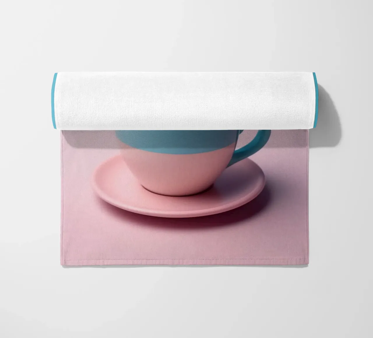 Tasse Cappuccino in pastel telo mare da Carinaprint