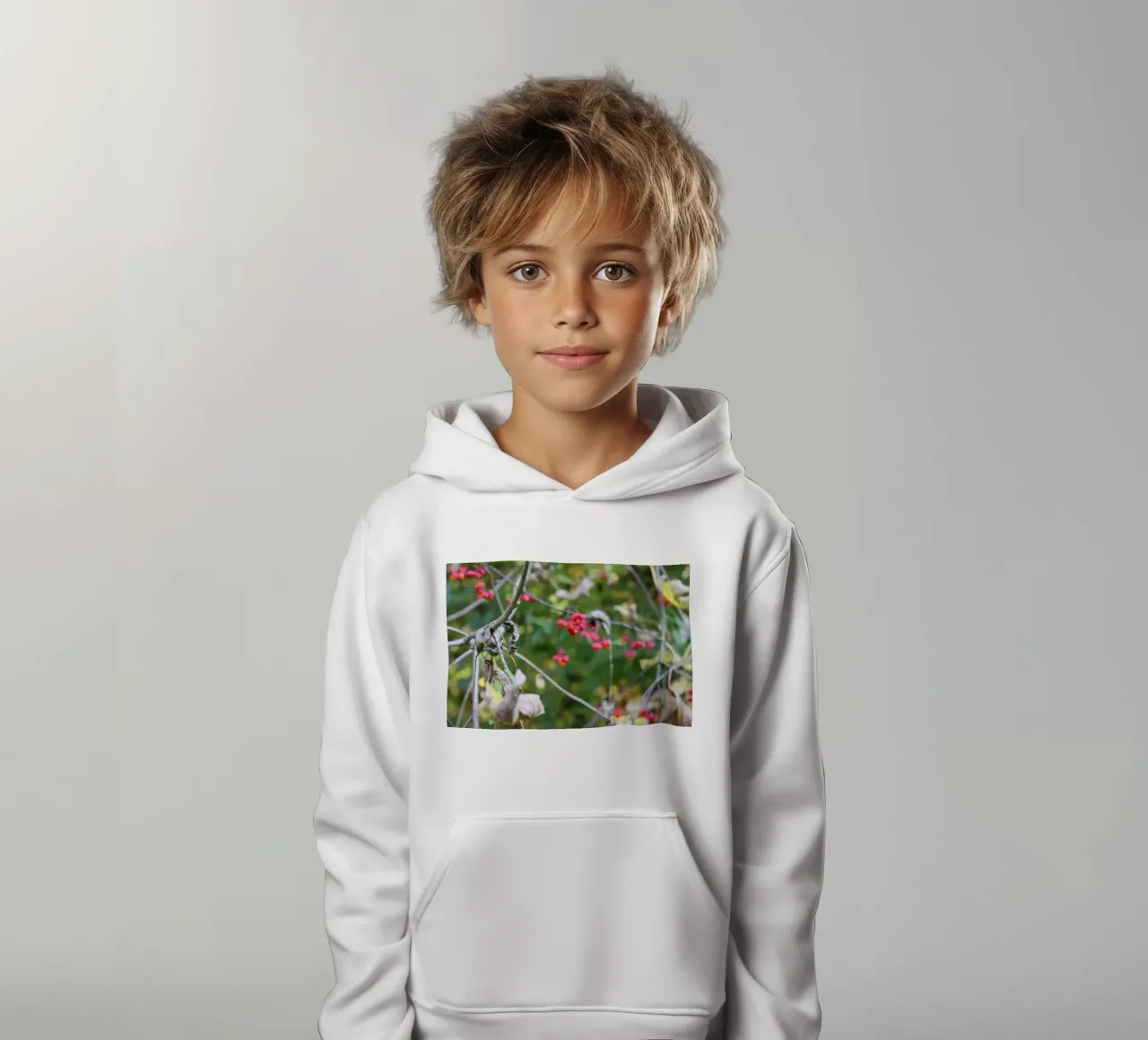 Flora in autunno felpa bambino con cappuccio da Alexandra Joseph Fotomomente